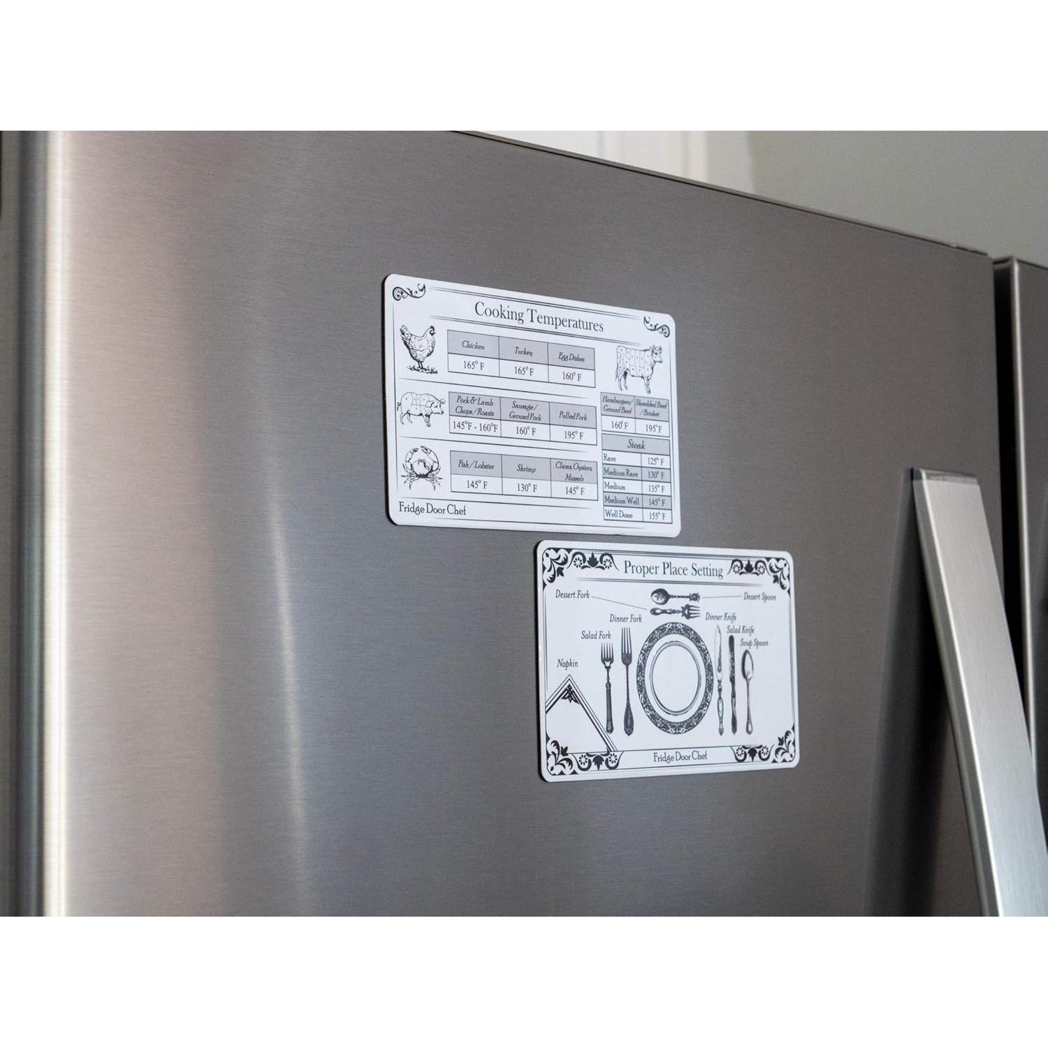 Imán de Temperatura de Cocción Interna Fridge Door Chef 7.62x12.7cm