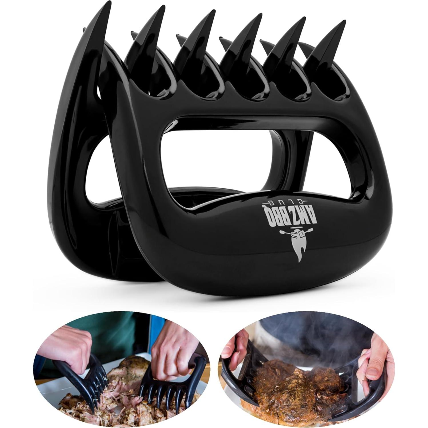 Juego de Accesorios para BBQ AMZ BBQ CLUB - Guantes, Garras y Termómetro