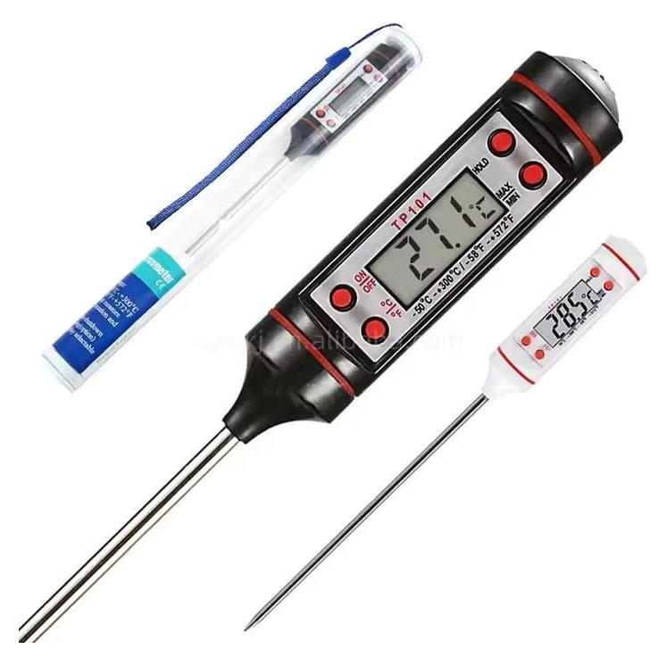 Termómetro Digital de Alimentos TP101 - Pantalla LCD, Sonda Instantánea