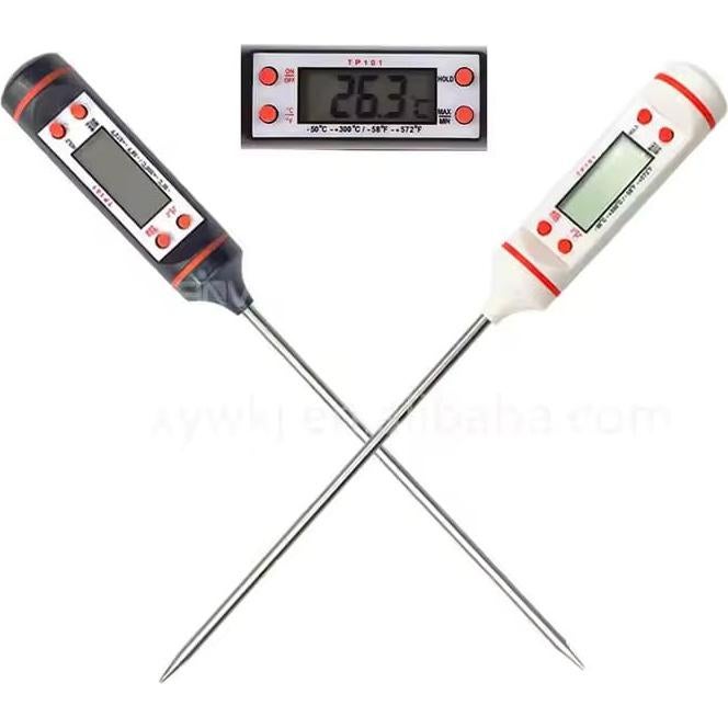 Termómetro Digital de Alimentos TP101 - Pantalla LCD, Sonda Instantánea