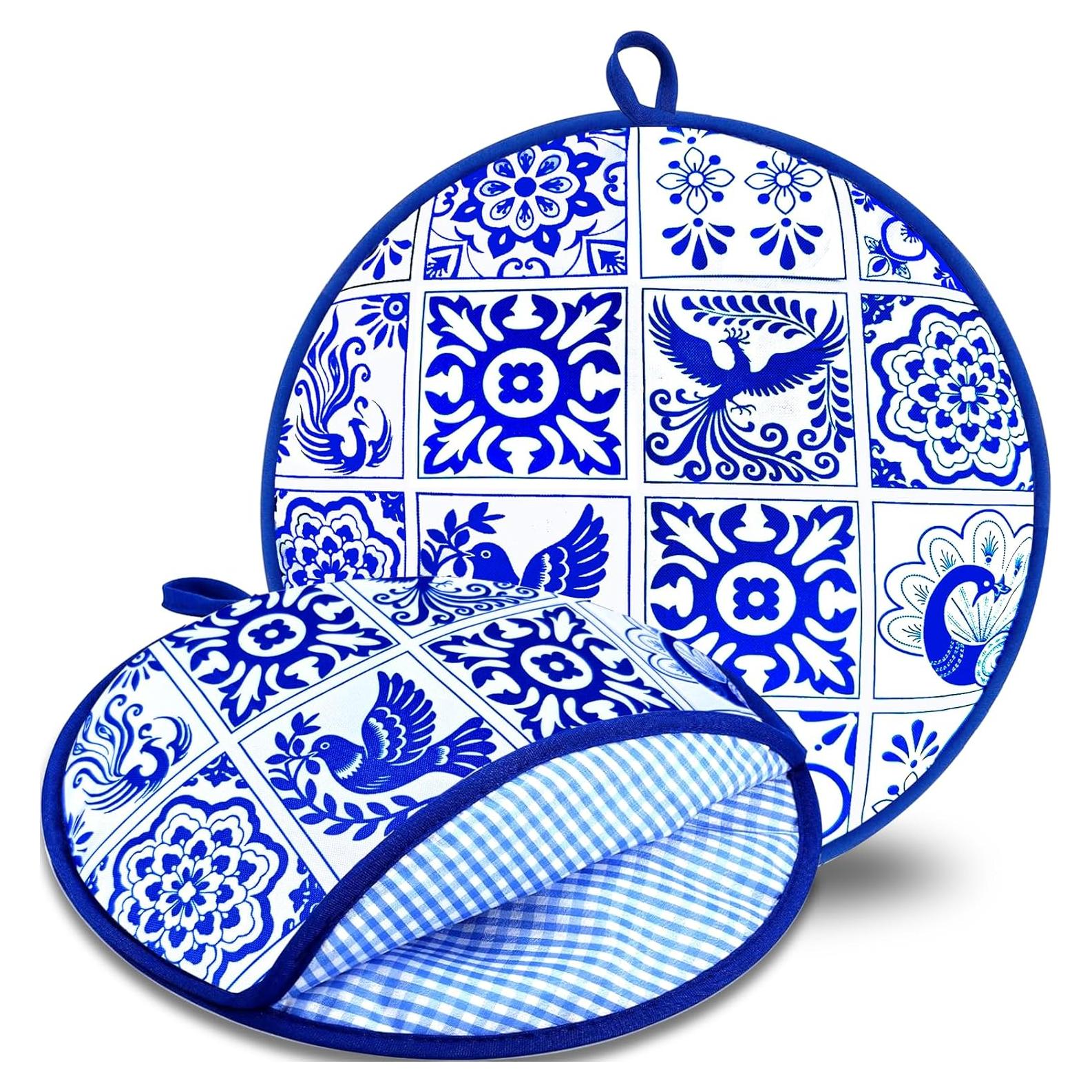 Paquete de 2 Calentadores de Tortillas Pfeibk 30.48 cm Azul