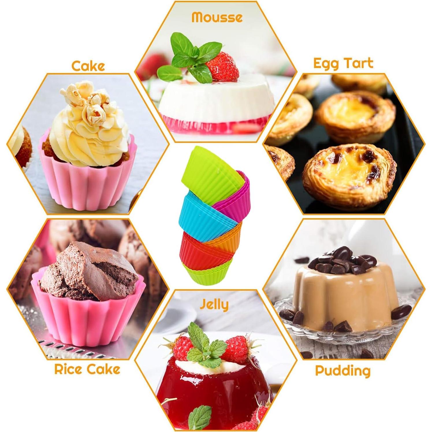 Juego de 44 Piezas de Forros de Silicona ONEINHE Multicolor