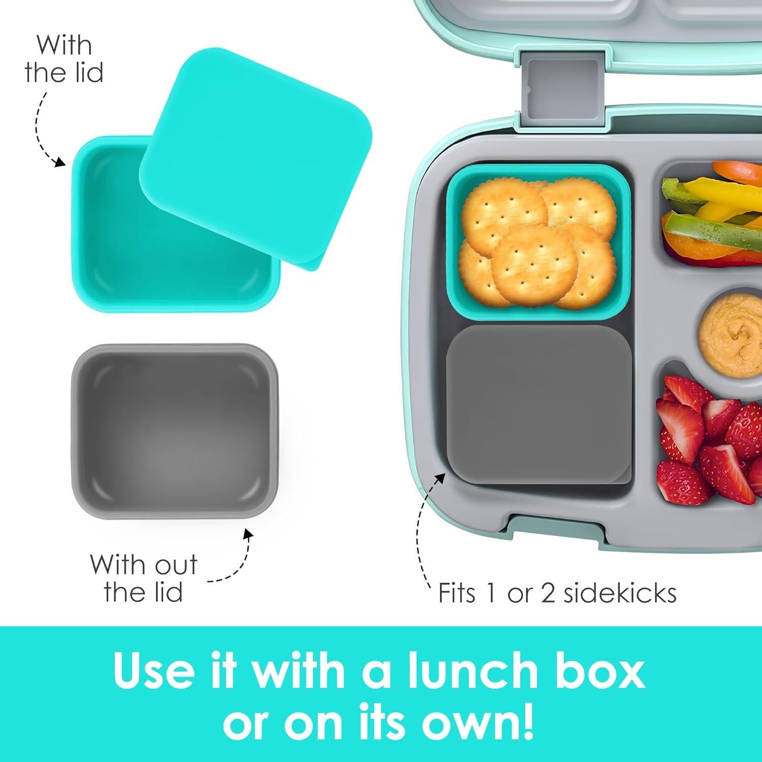 Divisores de Silicona para Caja de Almuerzo Linkidea 2 Pcs