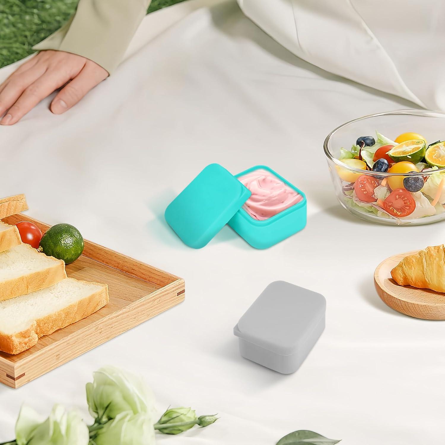 Divisores de Silicona para Caja de Almuerzo Linkidea 2 Pcs