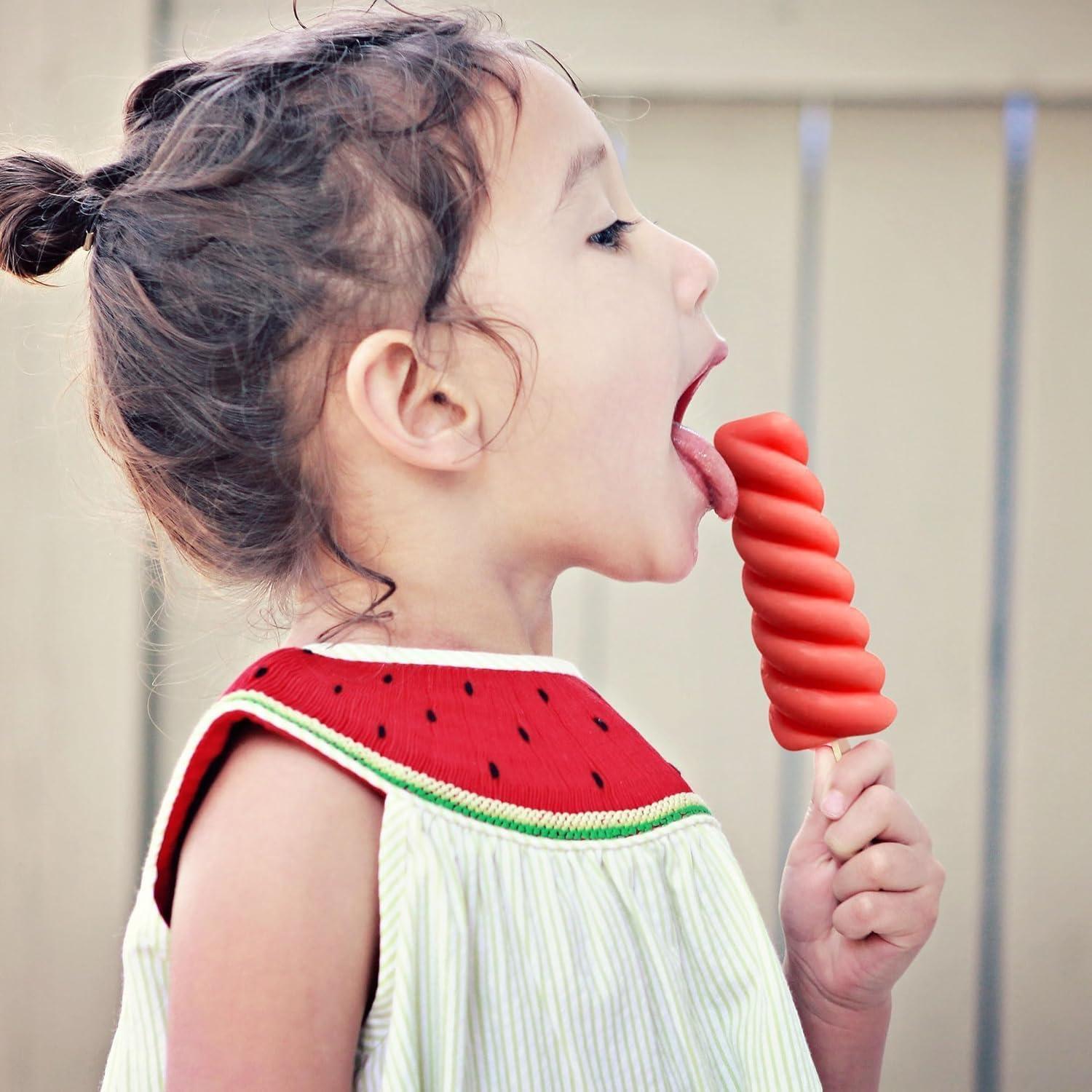 Moldes de Paletas de Silicona AUDFA 9 Cavidades + 50 Palitos