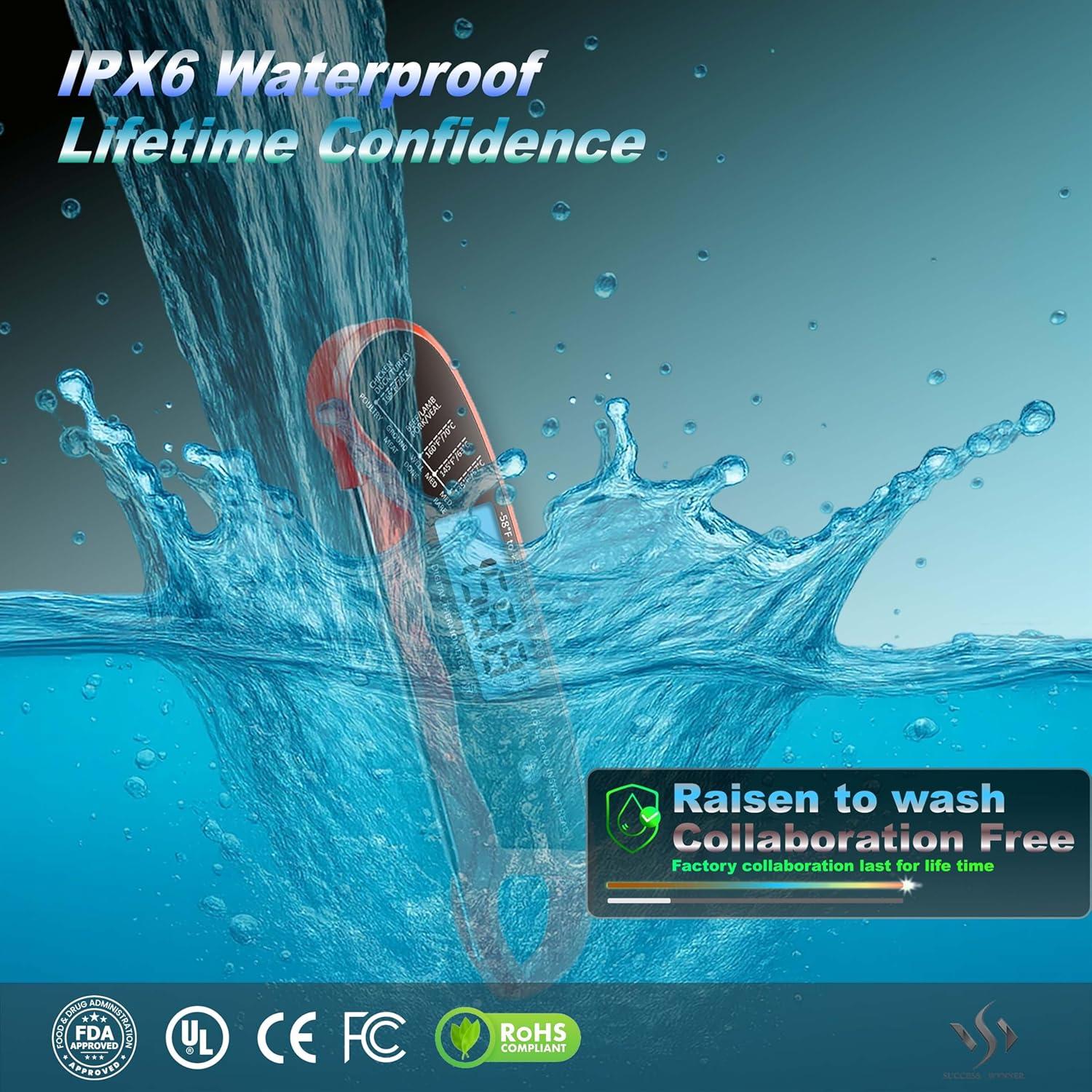 Termómetro Digital Instantáneo Swynner 0.6s Impermeable