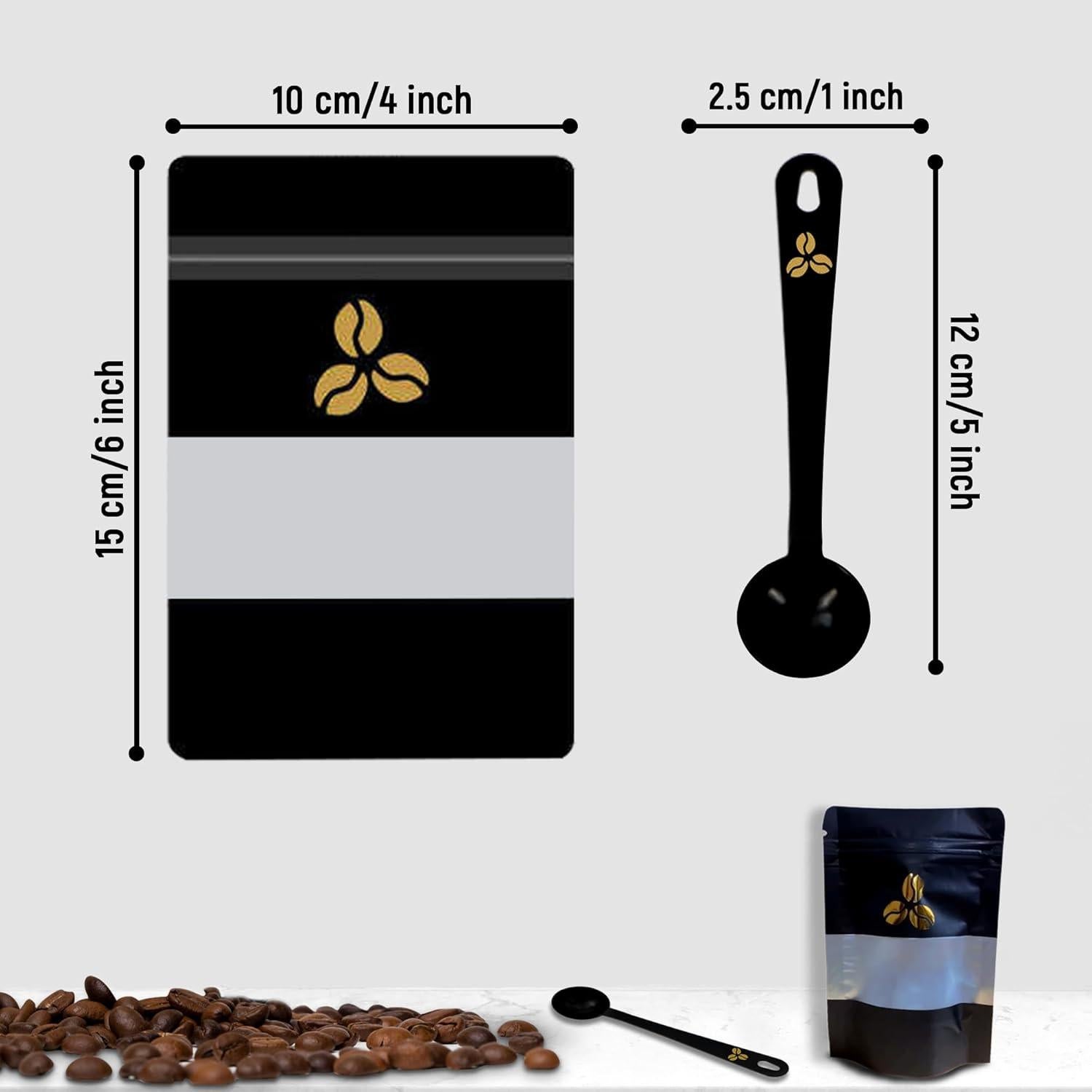 Soporte para Filtros de Café Libibio #4 con Cucharada y Bolsa Zip