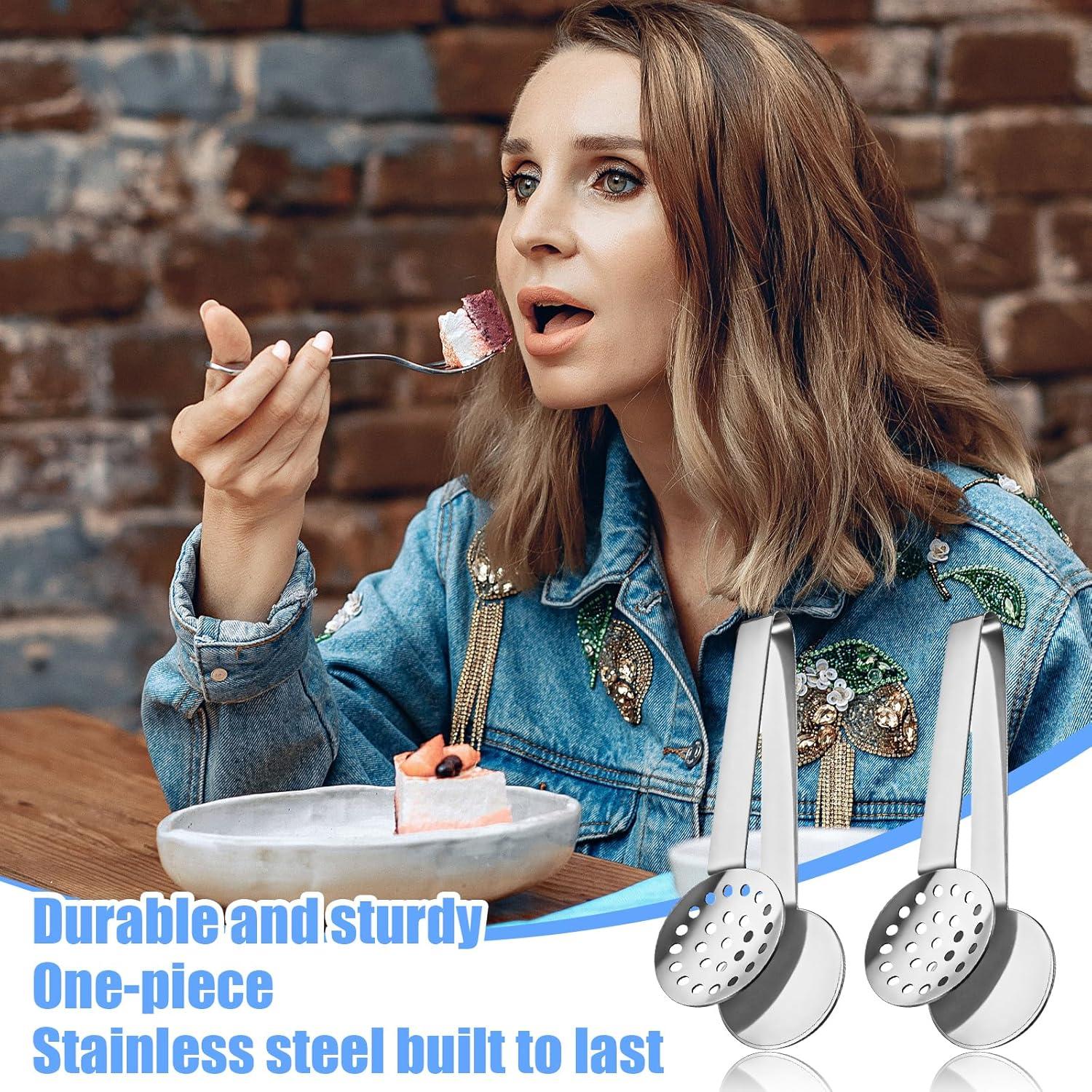 Pinzas Exprimidor de Bolsas de Té Guduling 15 cm Acero Inoxidable