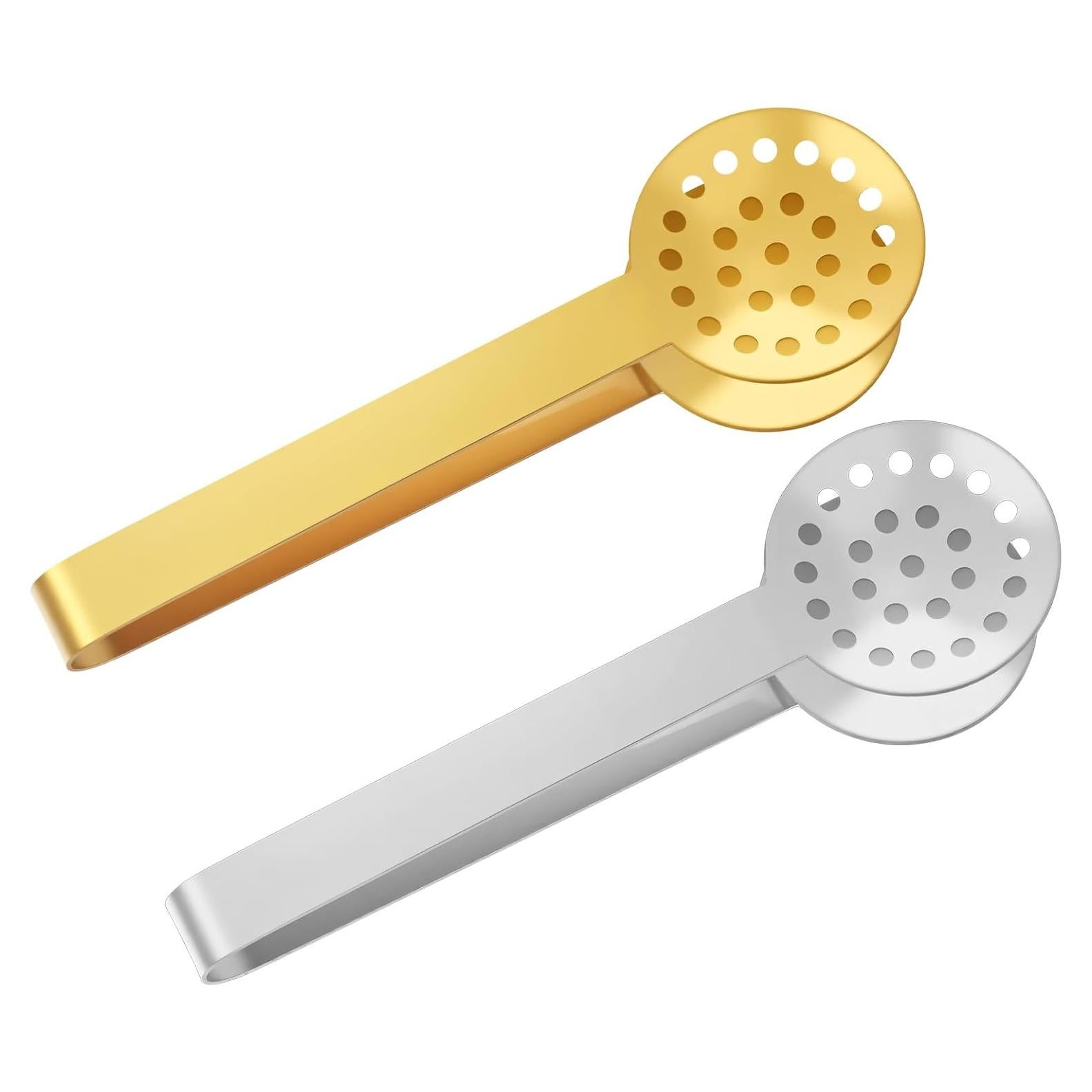 Pinzas para Bolsas de Té Eldraqth Acero Inoxidable 2 Pcs