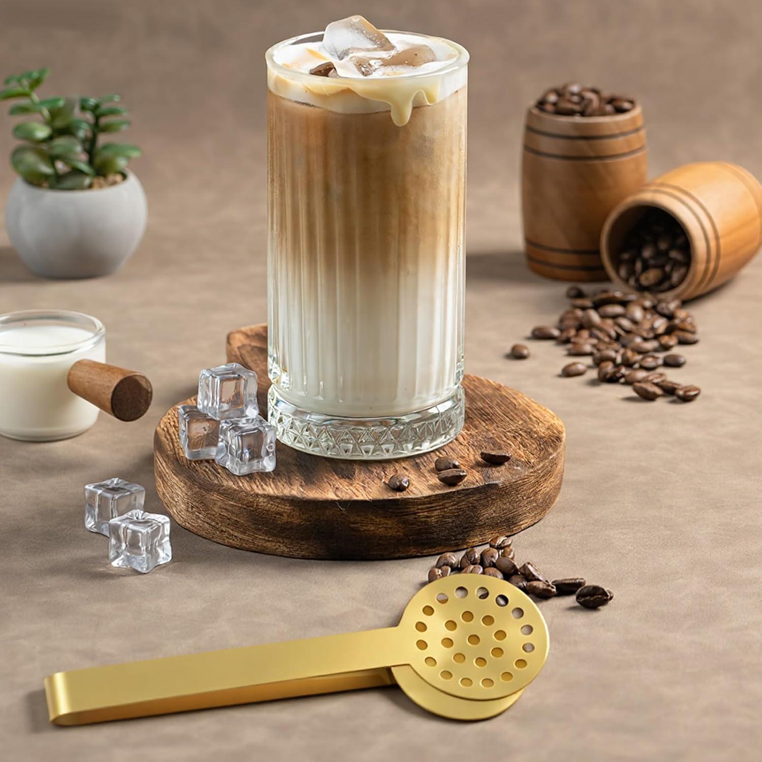 Pinzas para Bolsas de Té Eldraqth Acero Inoxidable 2 Pcs