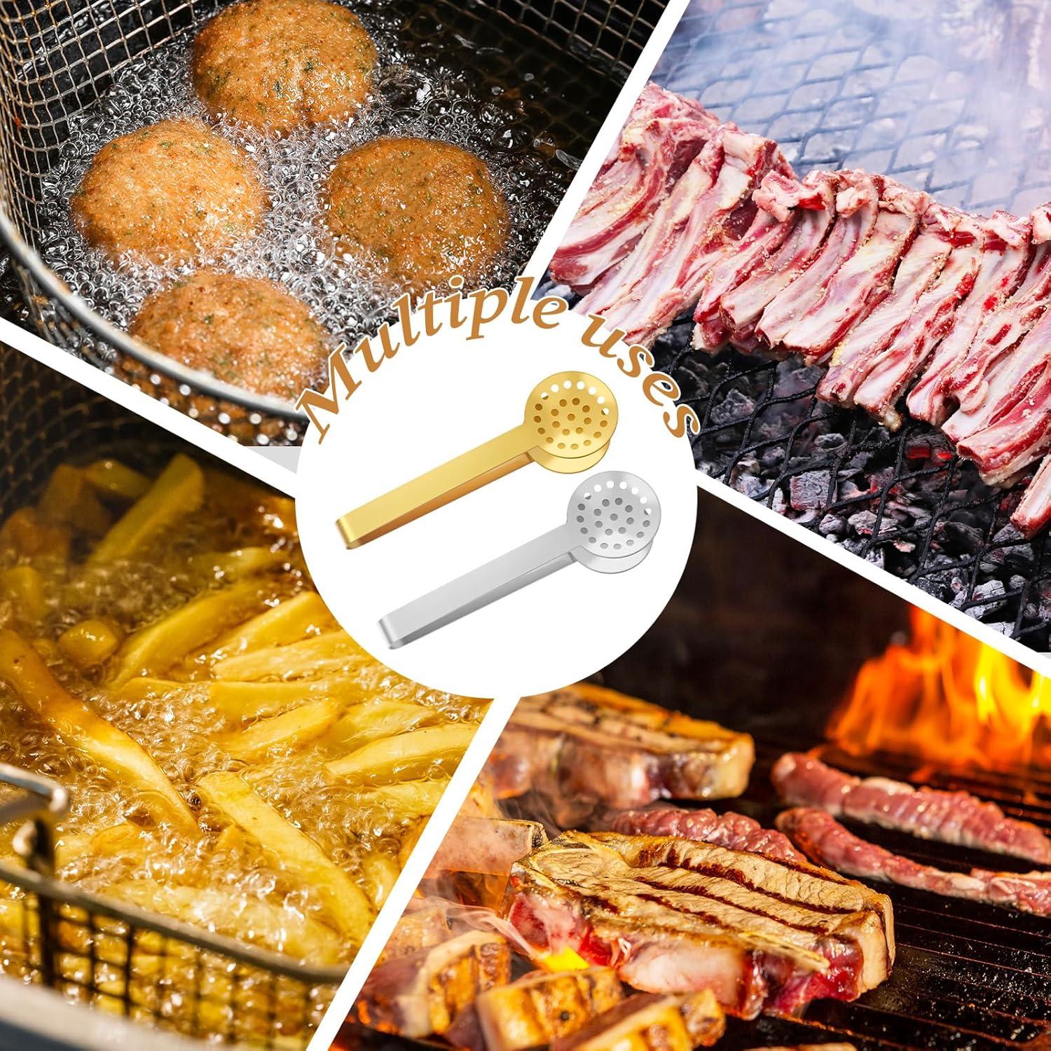 Pinzas para Bolsas de Té Eldraqth Acero Inoxidable 2 Pcs