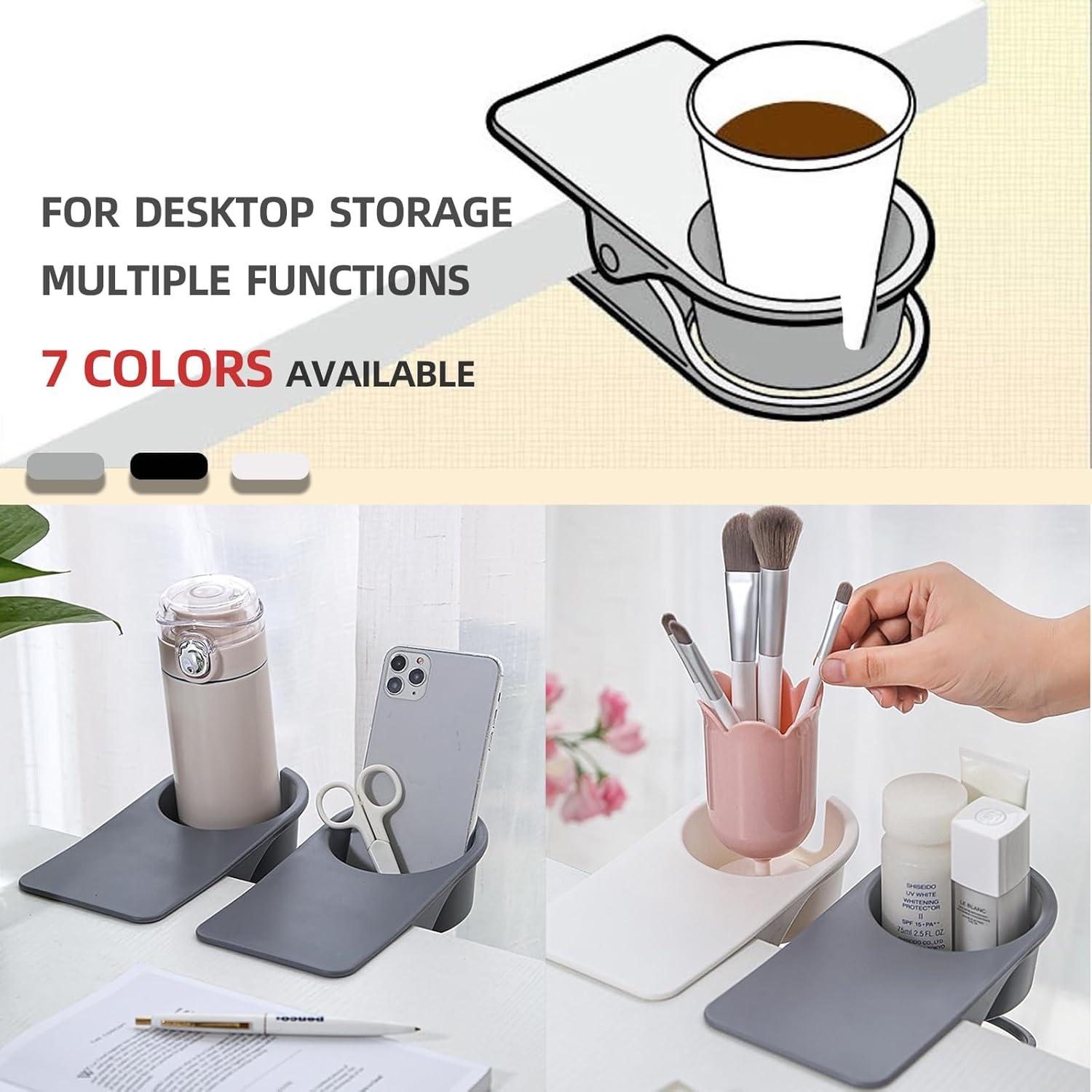 Soporte para Tazas Sisyphy - Clip para Mesa Negro 1-Pack
