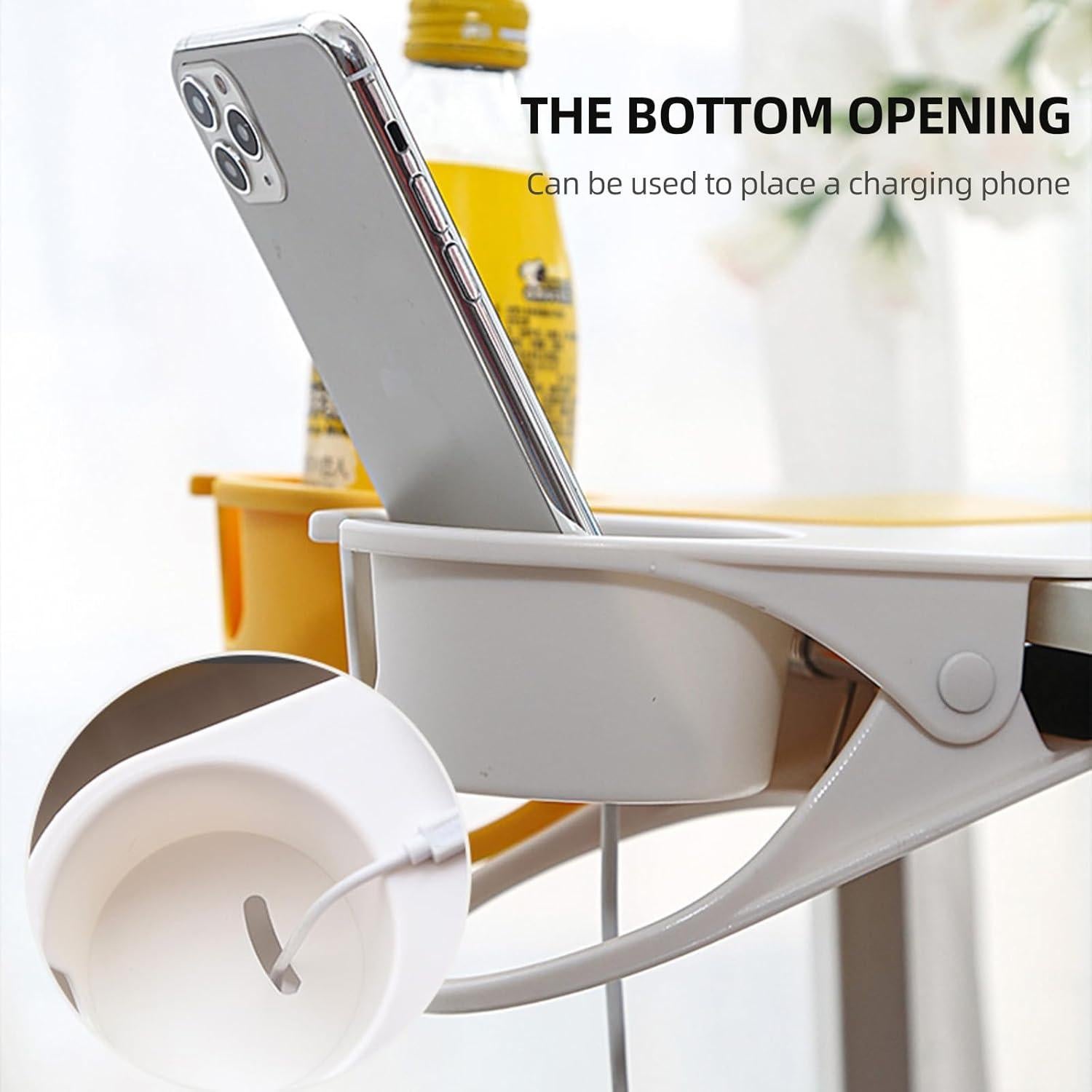 Soporte para Tazas Sisyphy - Clip para Mesa Negro 1-Pack