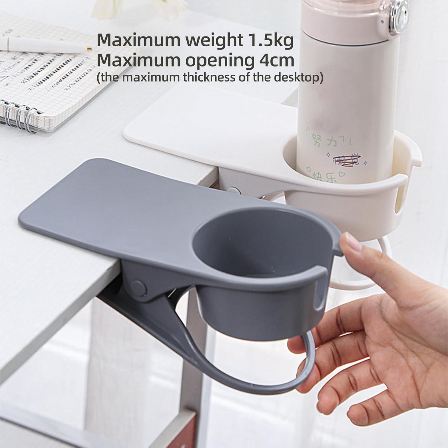 Soporte para Tazas Sisyphy - Clip para Mesa Negro 1-Pack