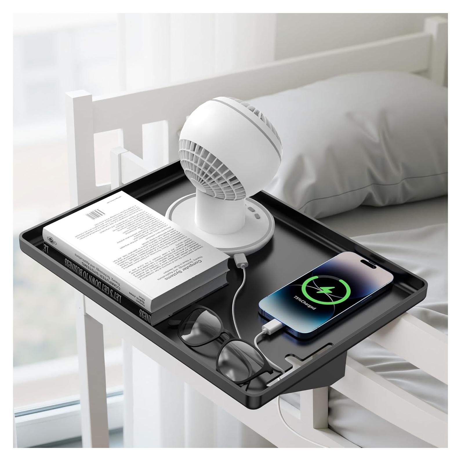 Estante de Cama BietrunPro Negro Ajustable 32x23 cm