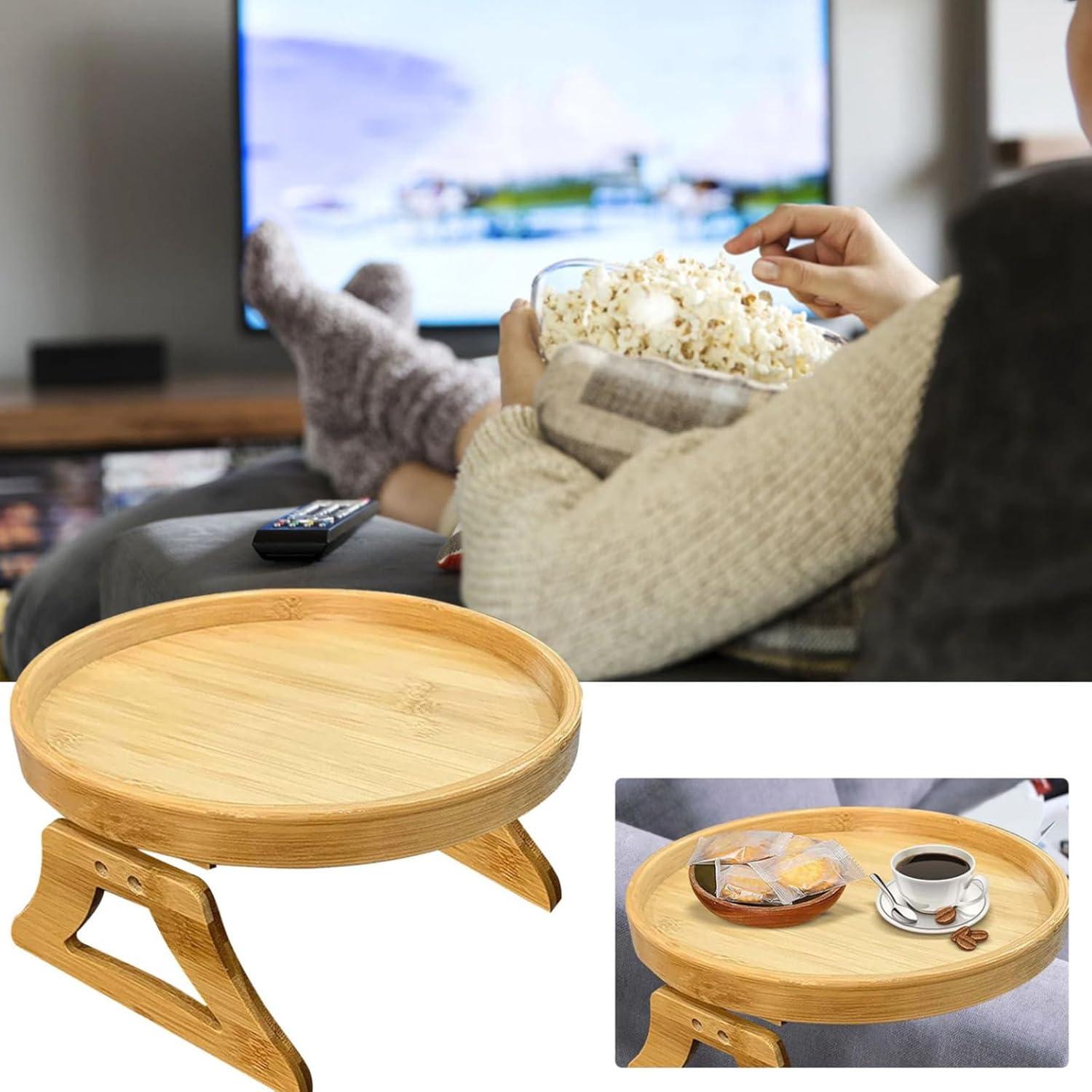 Mesa de bandeja para reposabrazos DD-life redonda 24.9 cm