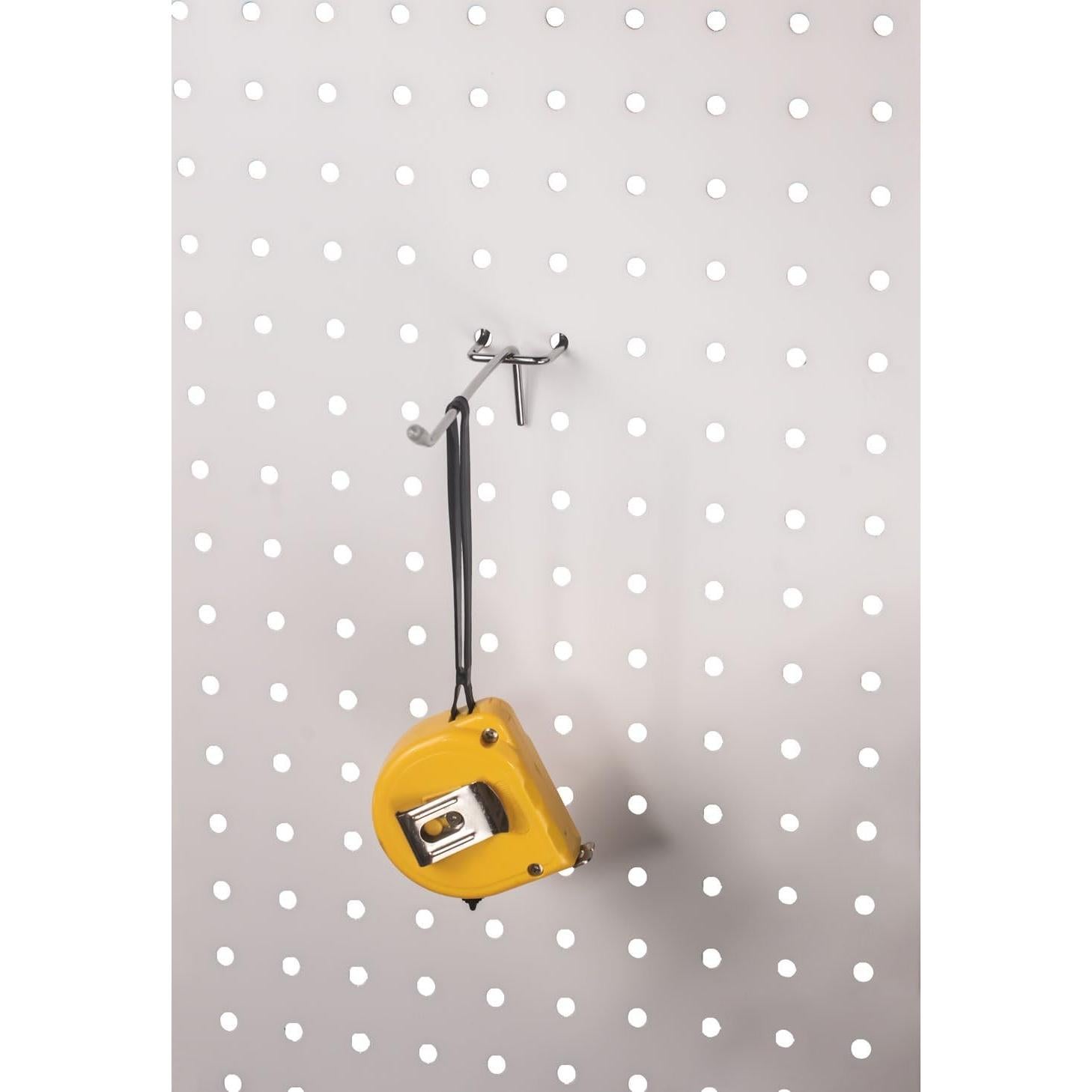 Ganchos de Tablero de Clavos KINOMI 30 Piezas 10 cm Plata