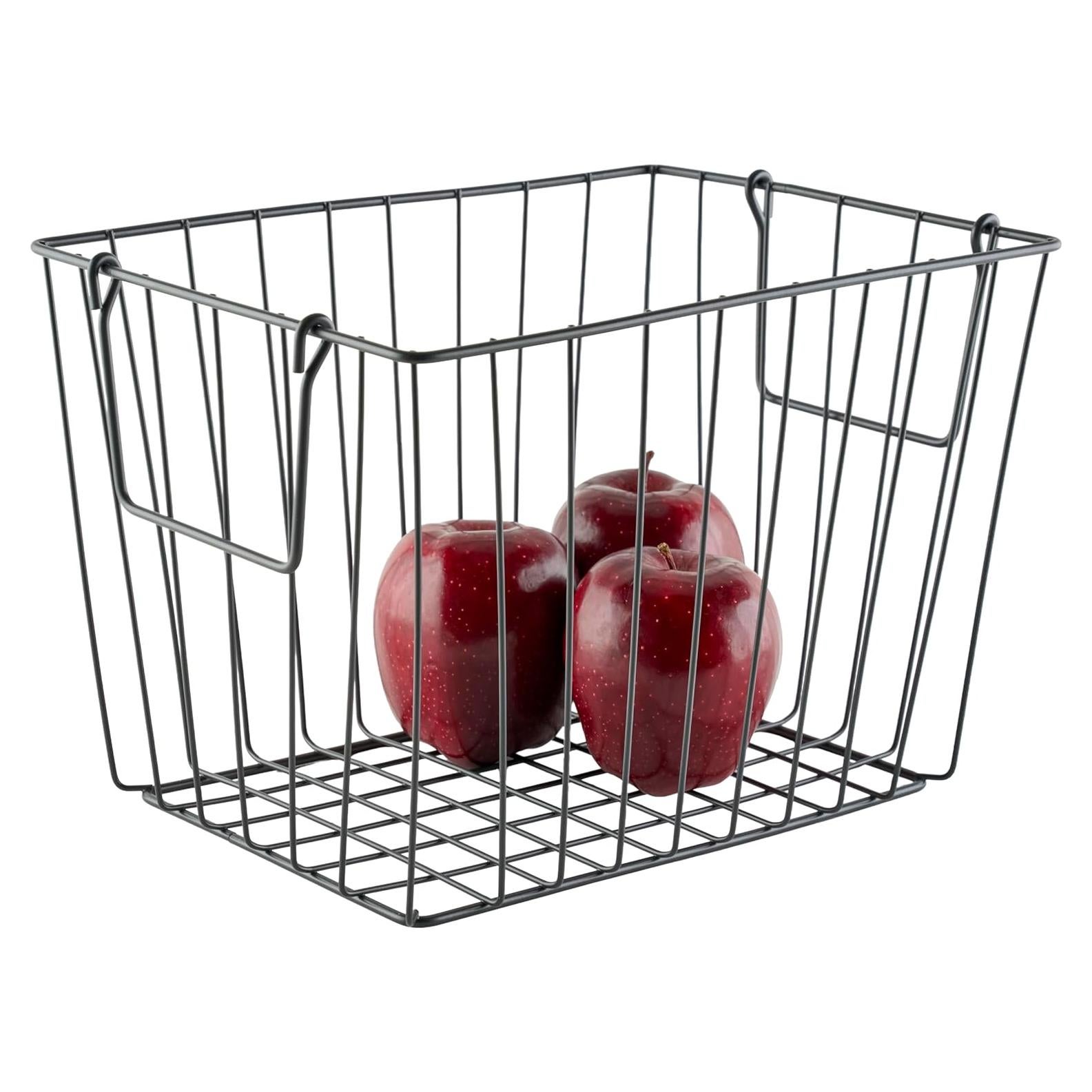 Canasta de Almacenamiento G.E.T. WB-315-MG 28x20x20cm Hierro Gris