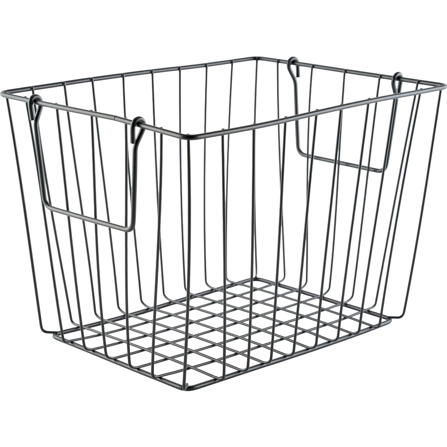 Canasta de Almacenamiento G.E.T. WB-315-MG 28x20x20cm Hierro Gris