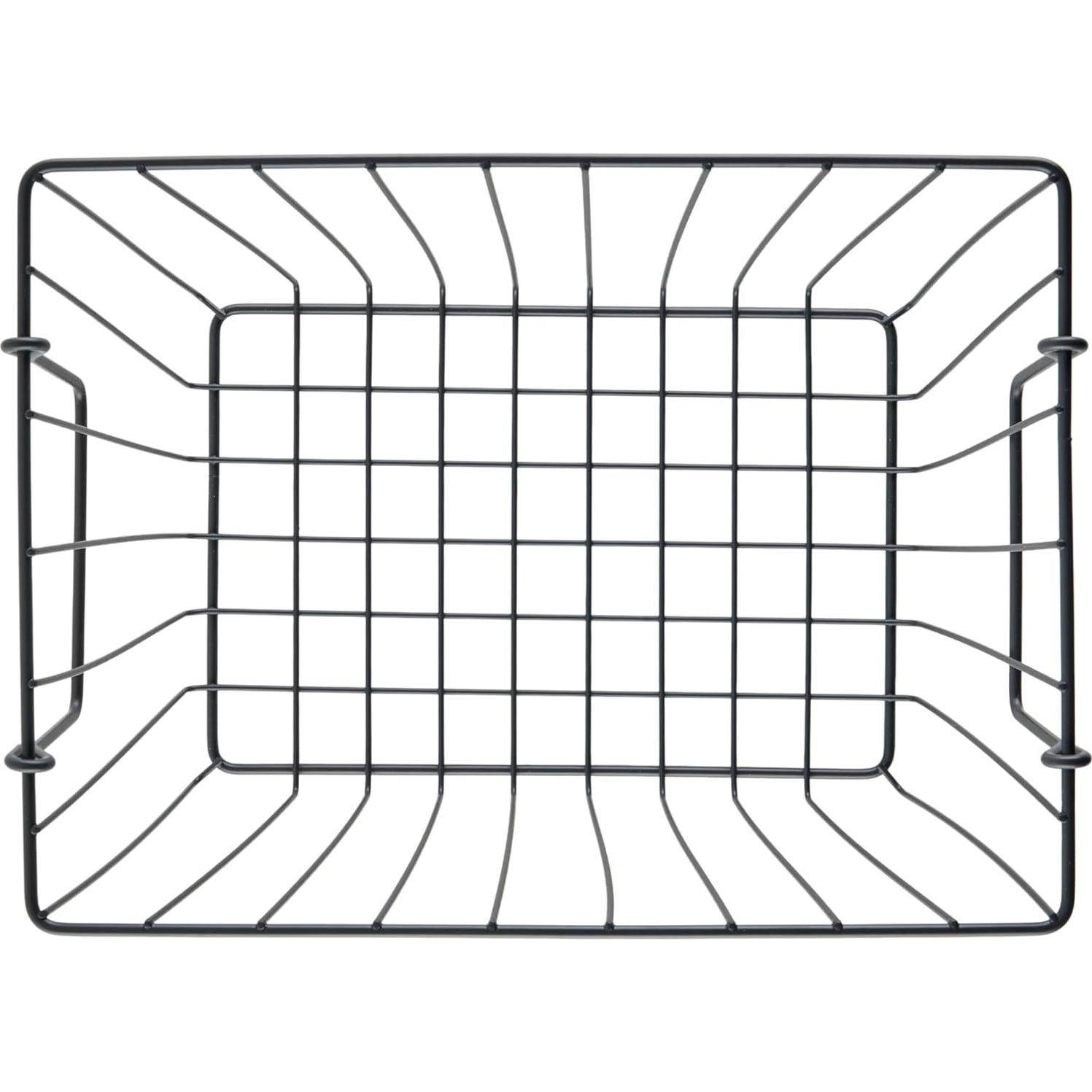 Canasta de Almacenamiento G.E.T. WB-315-MG 28x20x20cm Hierro Gris