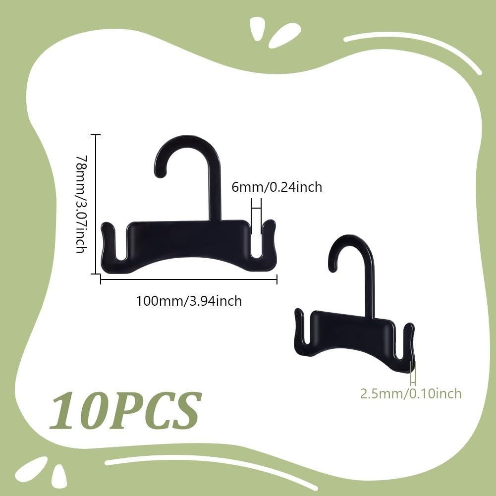 Perchas para Sandalias Negras AHANDMAKER 10 Pcs Organizador