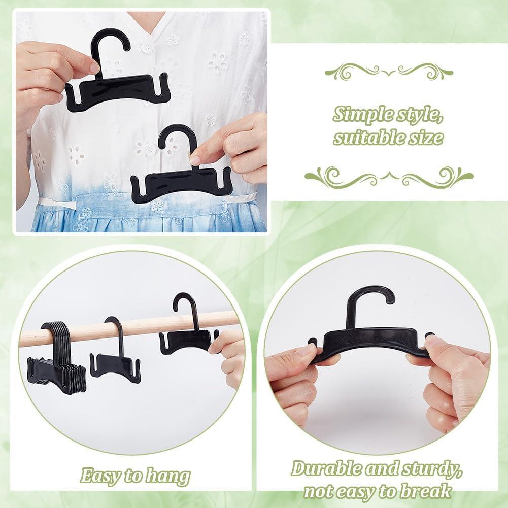 Perchas para Sandalias Negras AHANDMAKER 10 Pcs Organizador