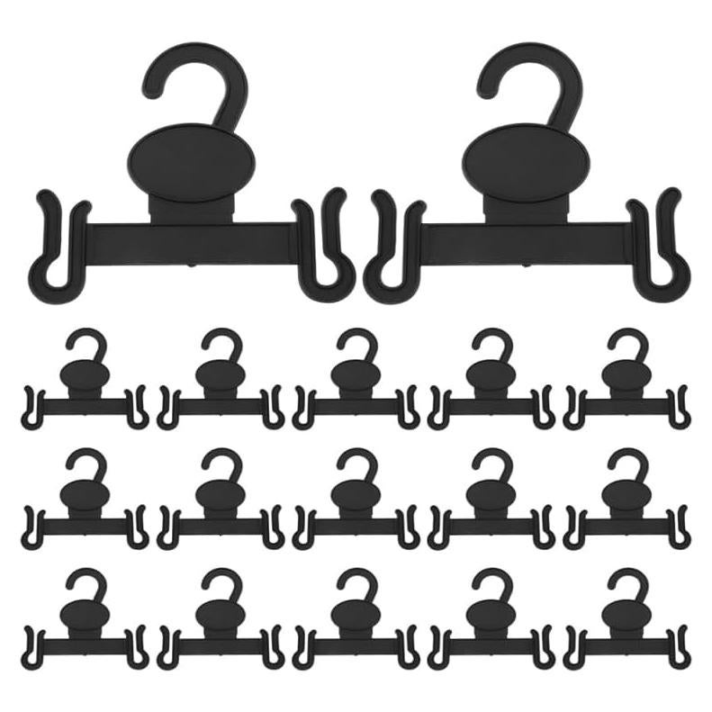 Gancho para Zapatillas Unomor 30 Pcs Almacenamiento Negro