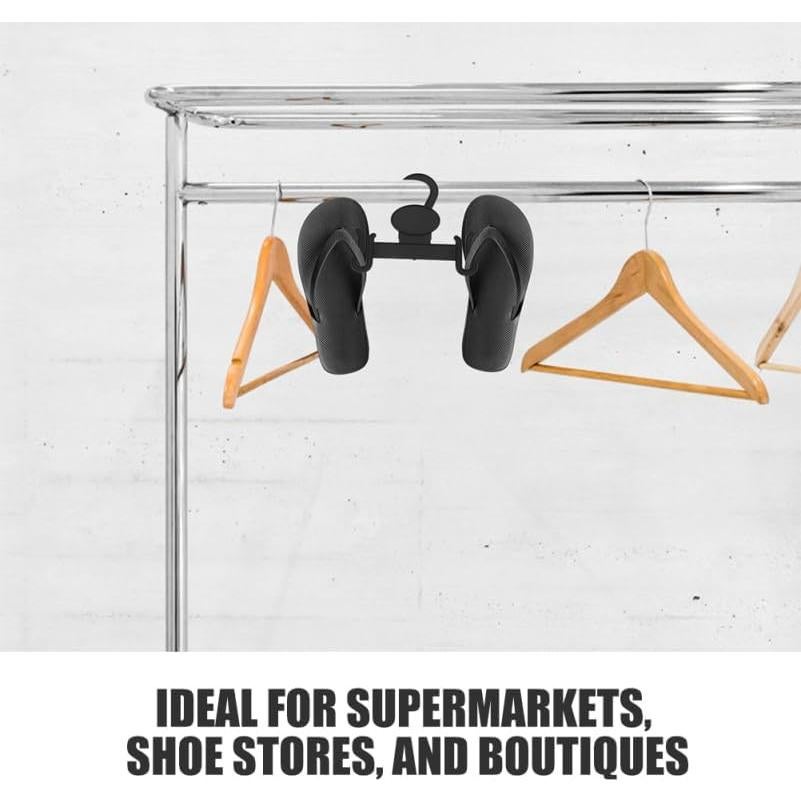 Gancho para Zapatillas Unomor 30 Pcs Almacenamiento Negro