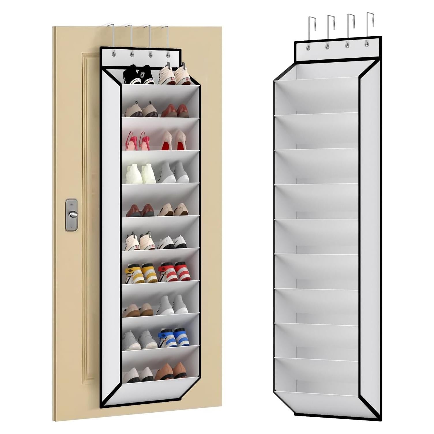 Organizador de Zapatos Colgante KEEPJOY Blanco 10 Niveles