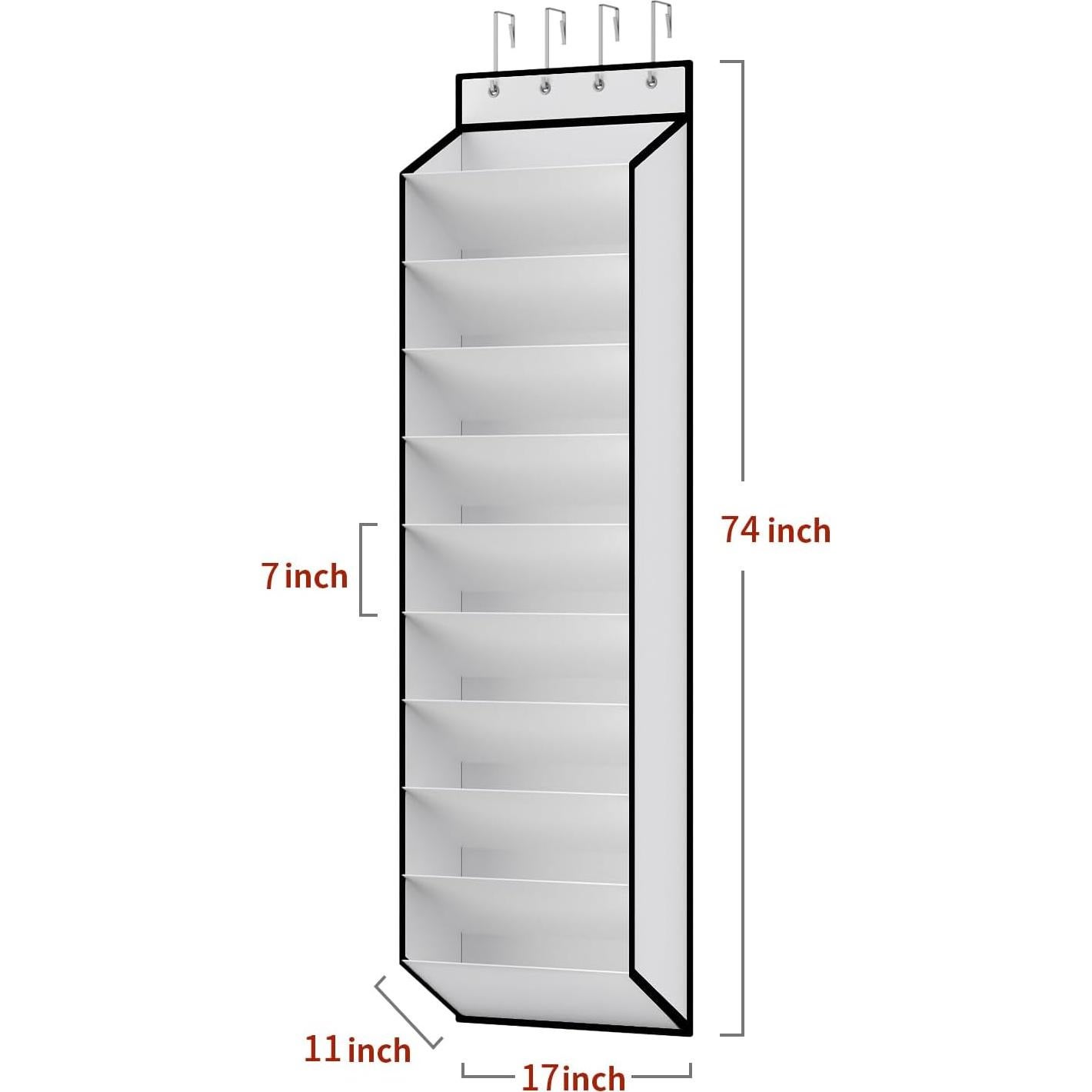 Organizador de Zapatos Colgante KEEPJOY Blanco 10 Niveles