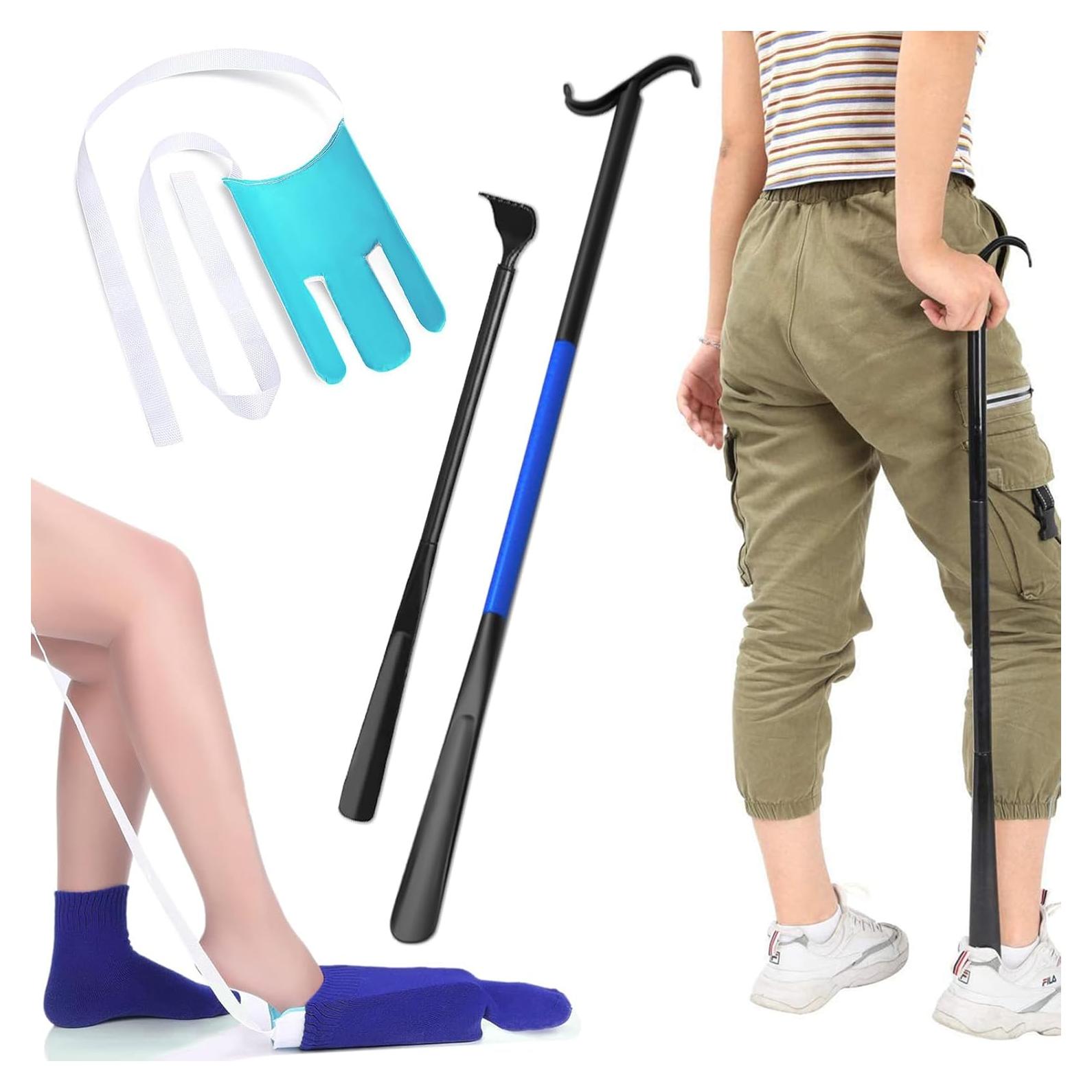 Ayuda para Ponerse Calcetines MXCOIRTP con Mango Largo 91.44 cm