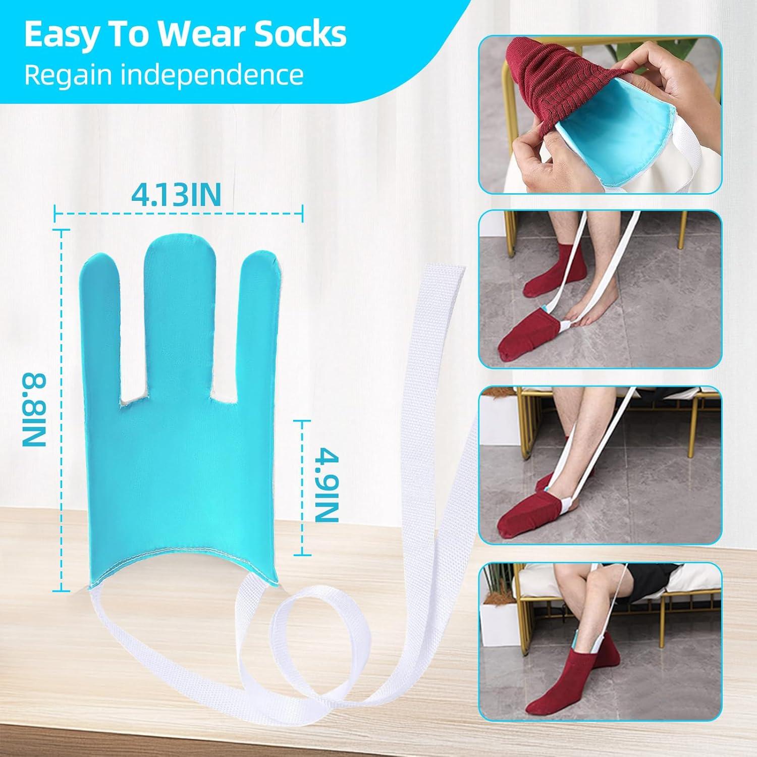 Ayuda para Ponerse Calcetines MXCOIRTP con Mango Largo 91.44 cm