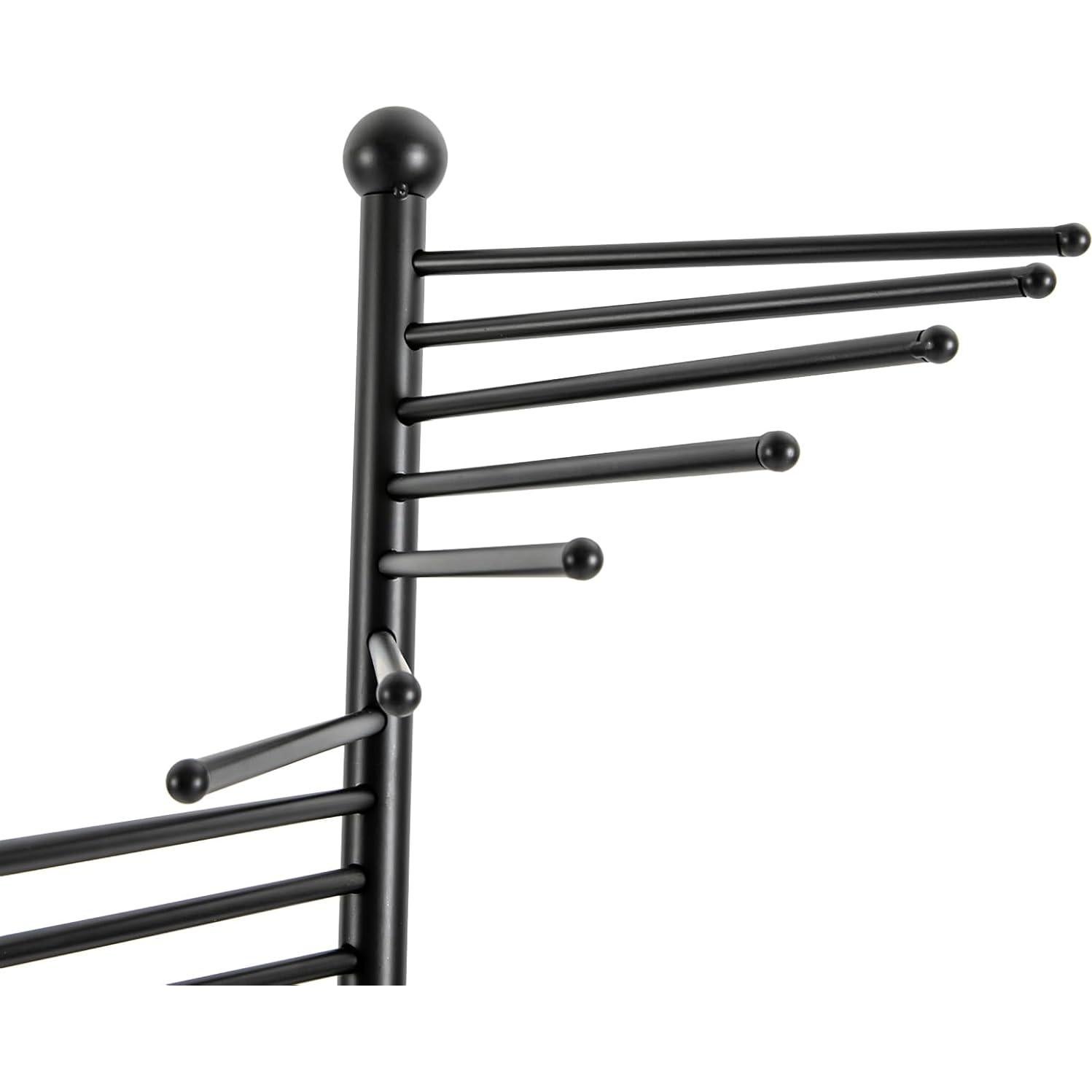 Soporte para Bufandas TTeralmon 1.7m Negro Hierro Moderno
