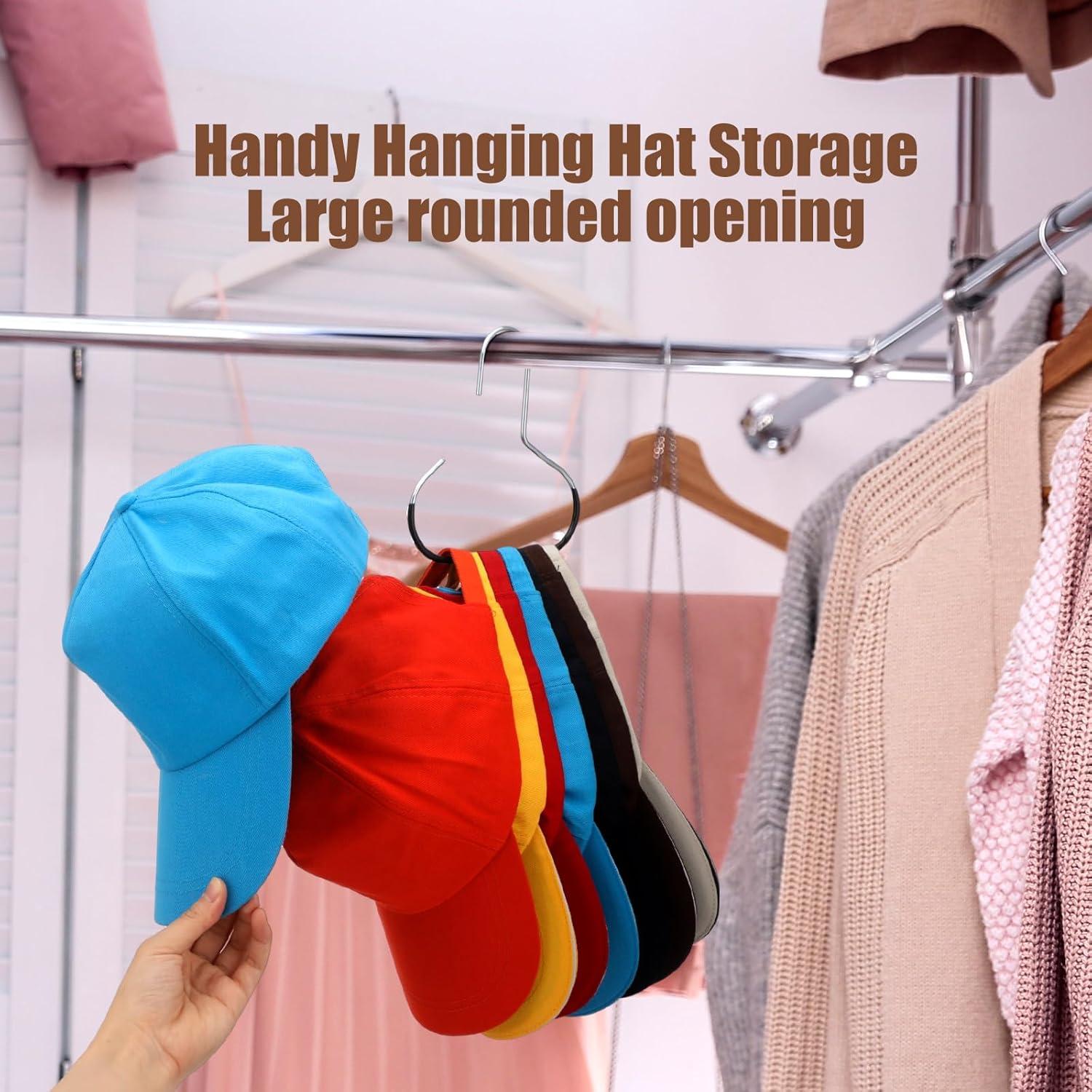 Perchas de Metal Antideslizantes Zonon - 12 Pcs para Bufandas y Cinturones