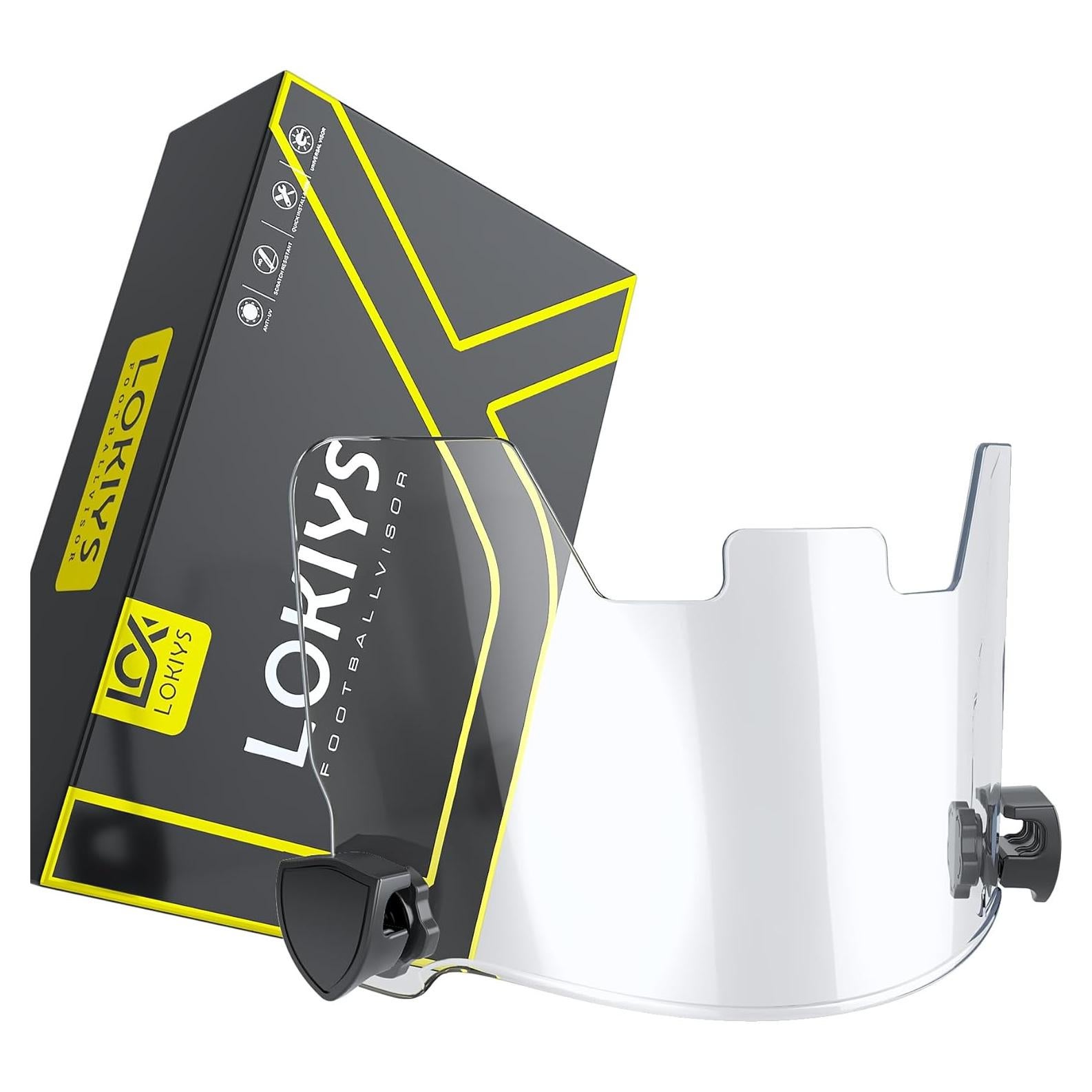 Visera de Fútbol LOKIYS-1 con Protección UV y Clips