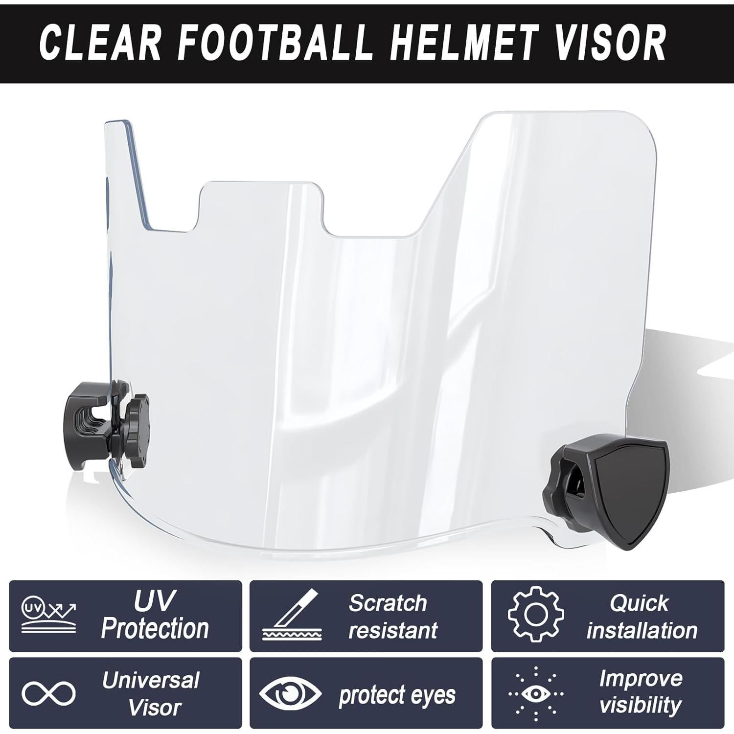 Visera de Fútbol LOKIYS-1 con Protección UV y Clips