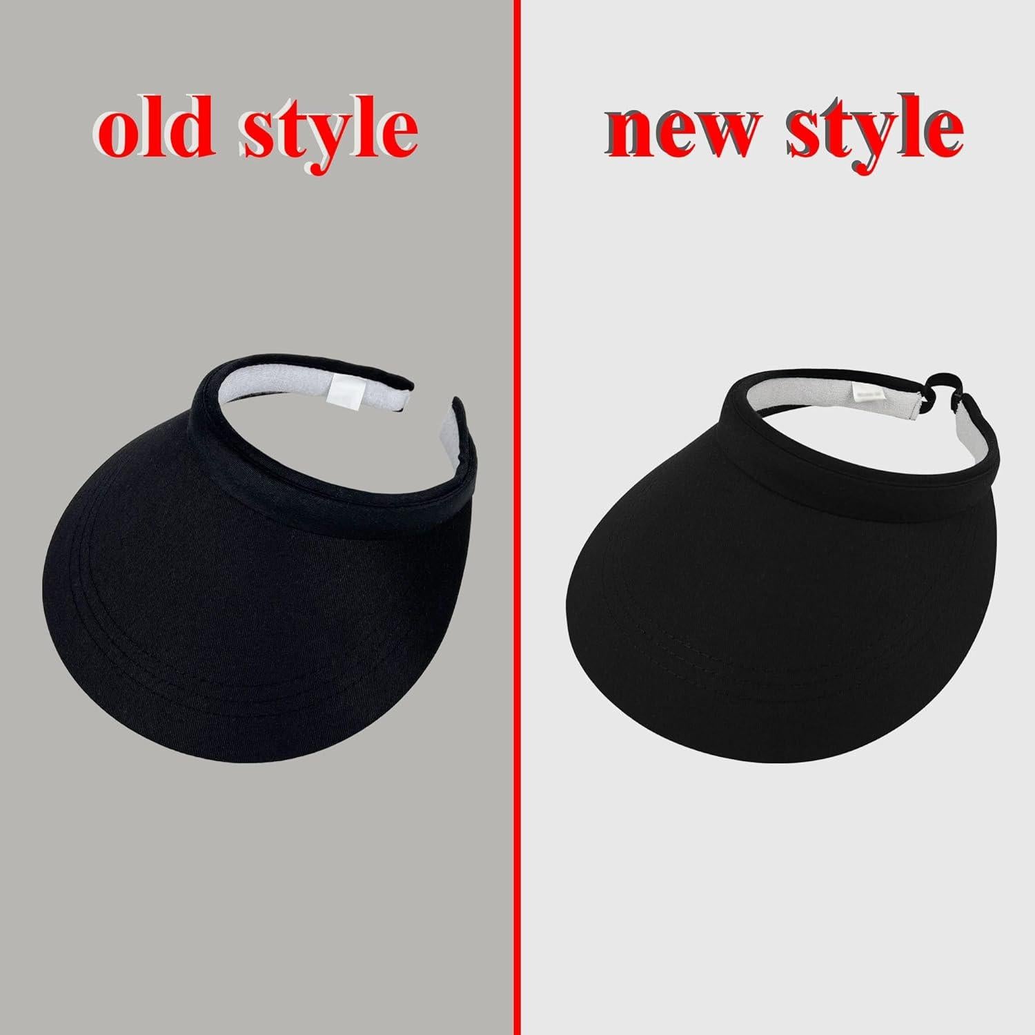 Paquete de 2 viseras de sol para mujer con ala ancha UV