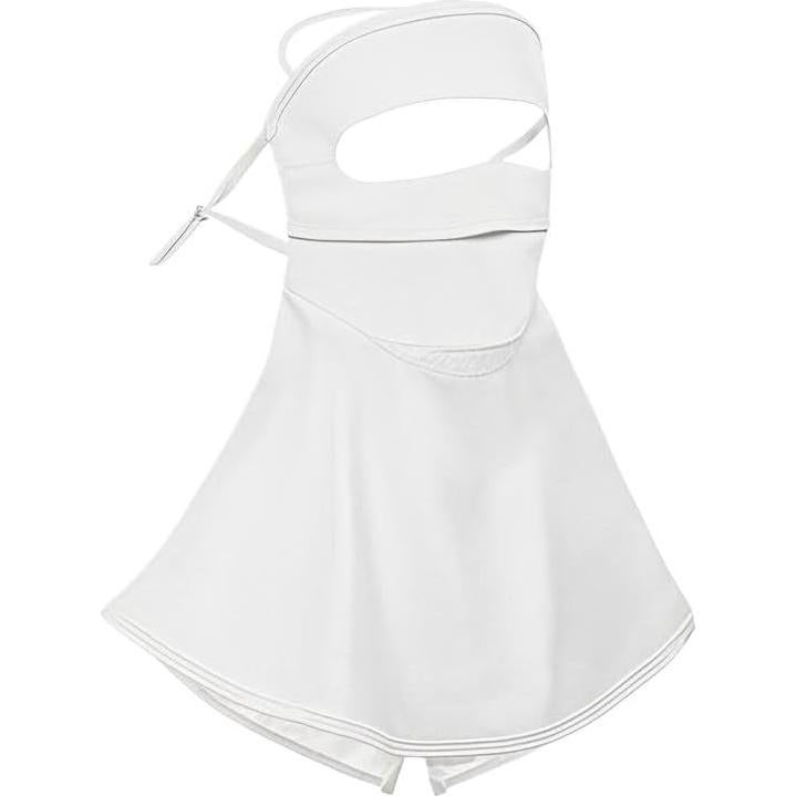 Máscara Facial UV Protección Solar UPF 50+ Gris Claro