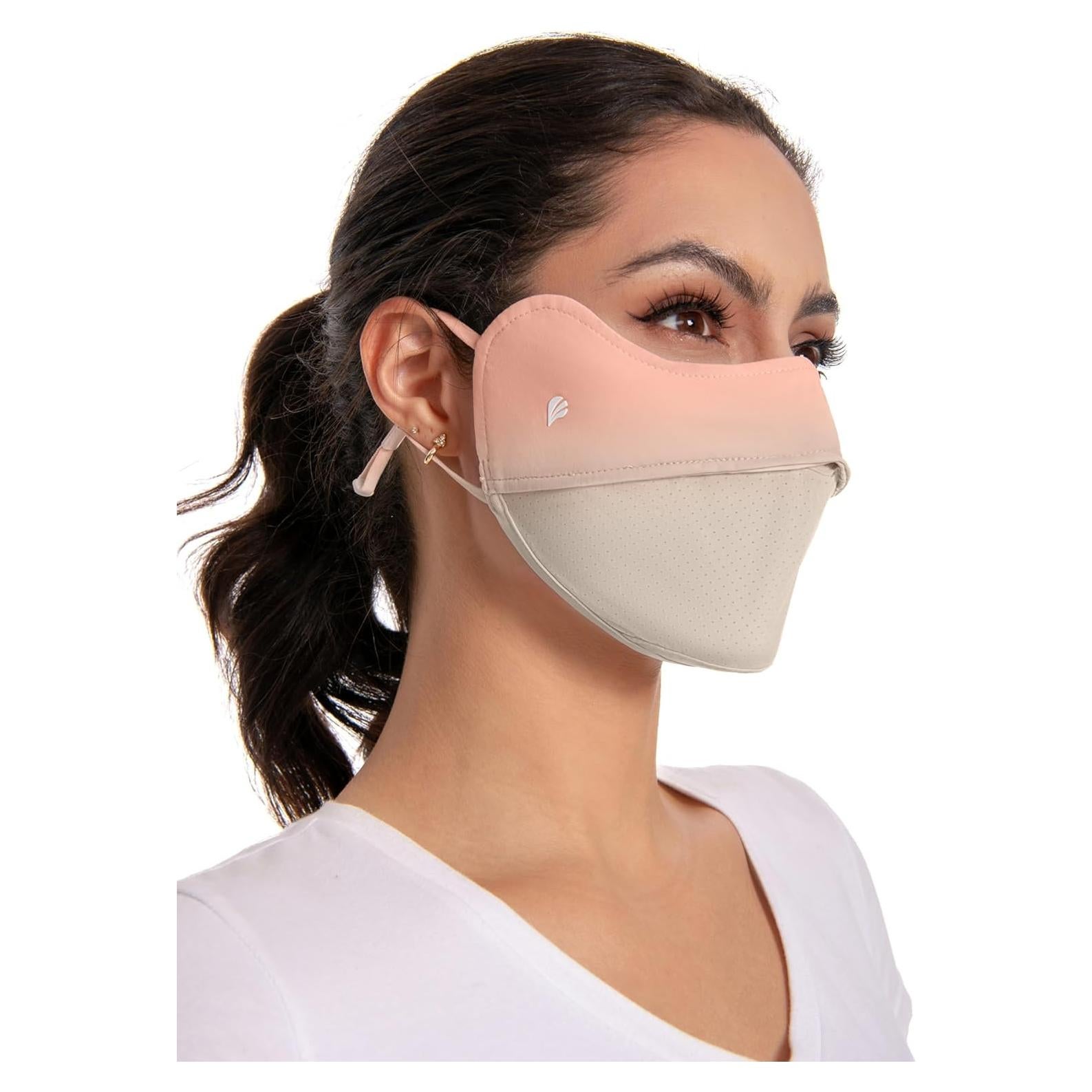 Cubierta Facial UV SPGOLF UPF 50+ Reutilizable para Exterior