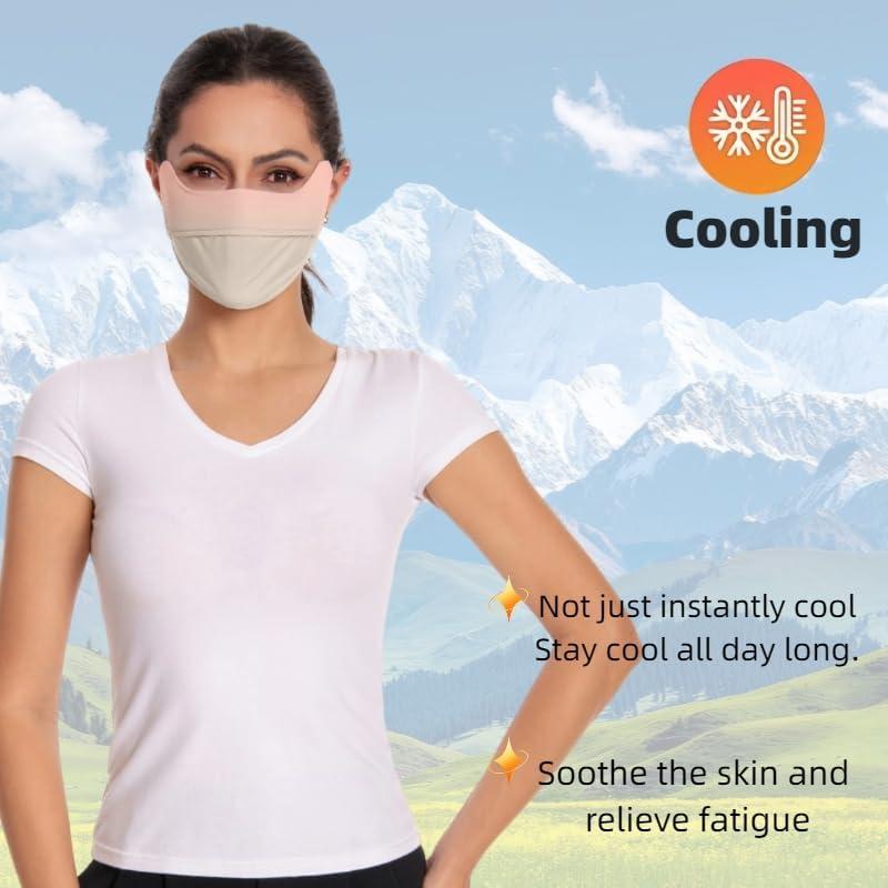 Cubierta Facial UV SPGOLF UPF 50+ Reutilizable para Exterior