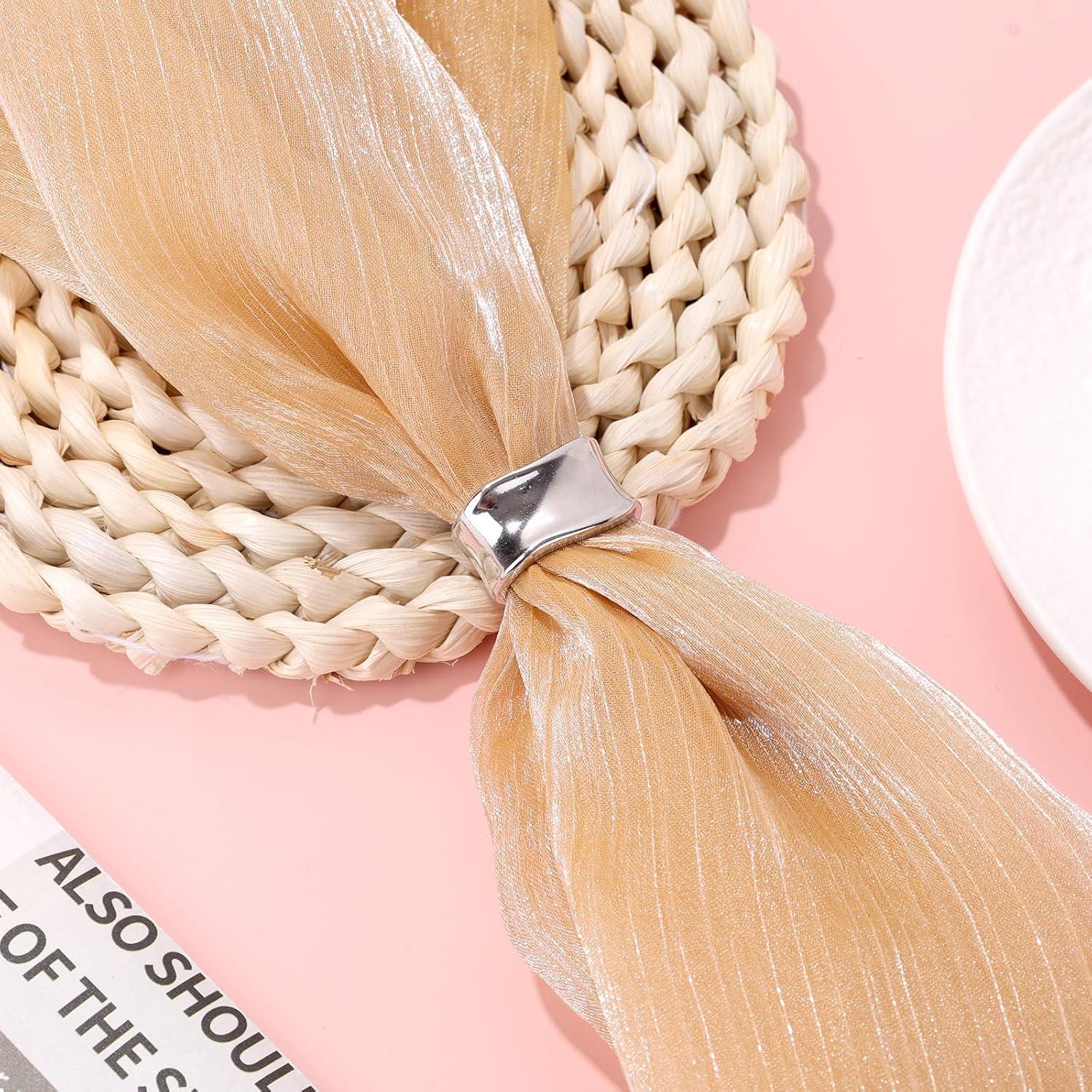 Anillo de Bufanda Plateado Mikovivi 2.5x1.4cm Accesorios Mujer