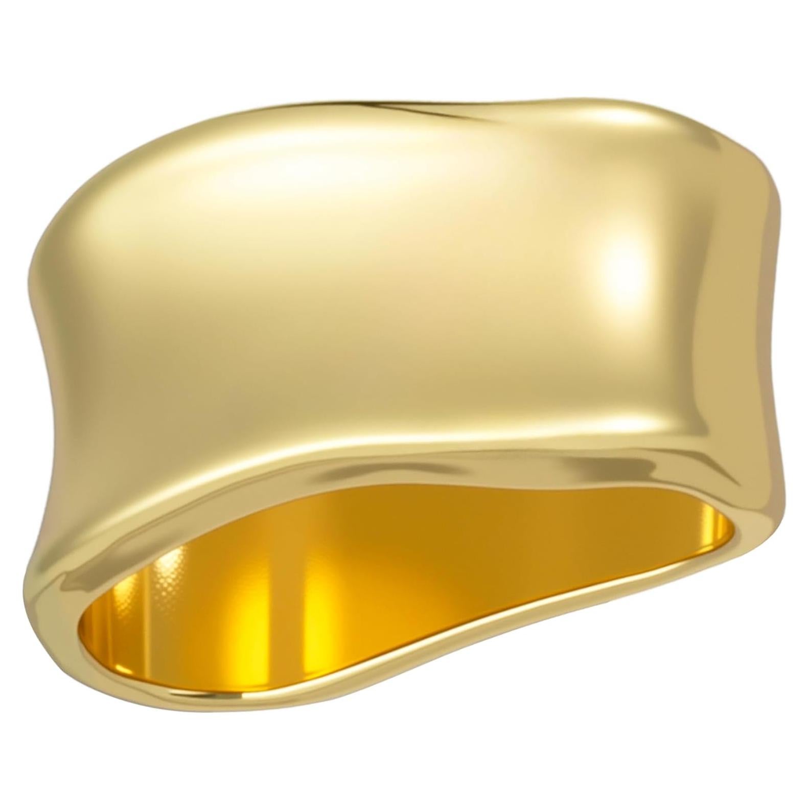 Anillo de Bufanda de Seda Winsyison - Clip Dorado Geométrico