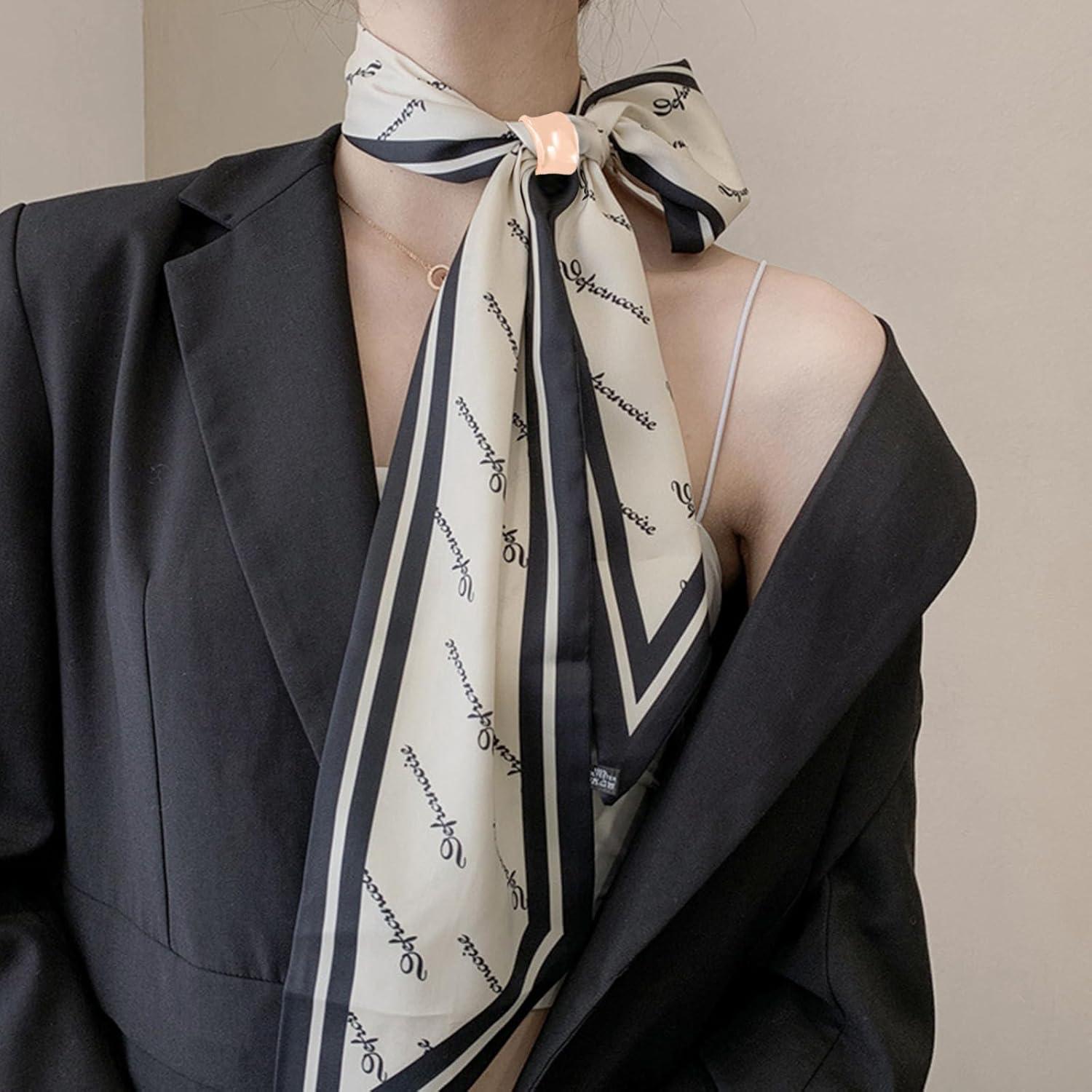 Anillo de Bufanda de Metal LUODAKA - 3 Piezas Plata, Oro, Rosa