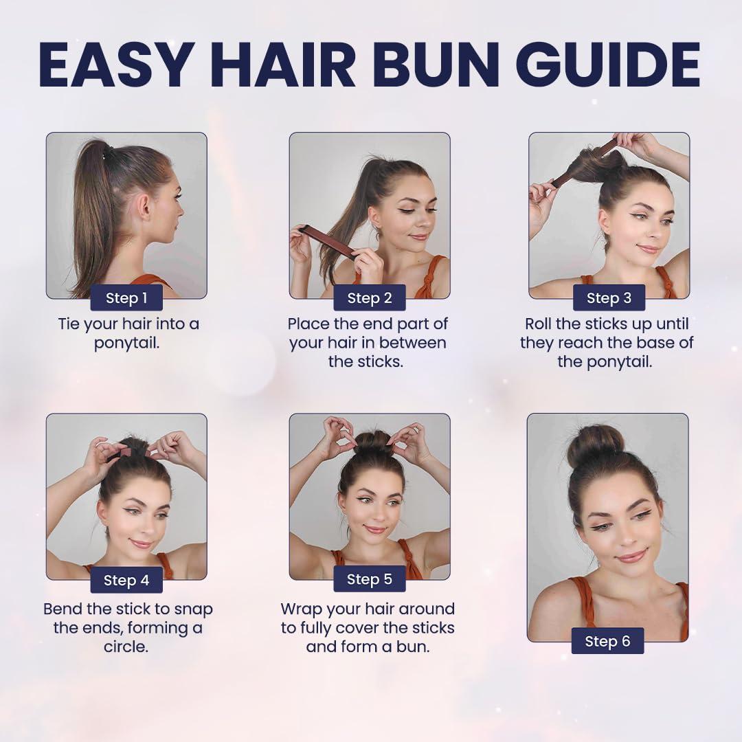 Fabricante de moño francés Andlane - Paquete de 2 - Marrón