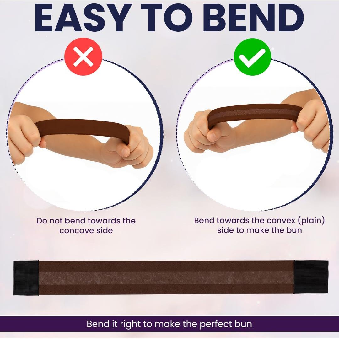 Fabricante de moño francés Andlane - Paquete de 2 - Marrón