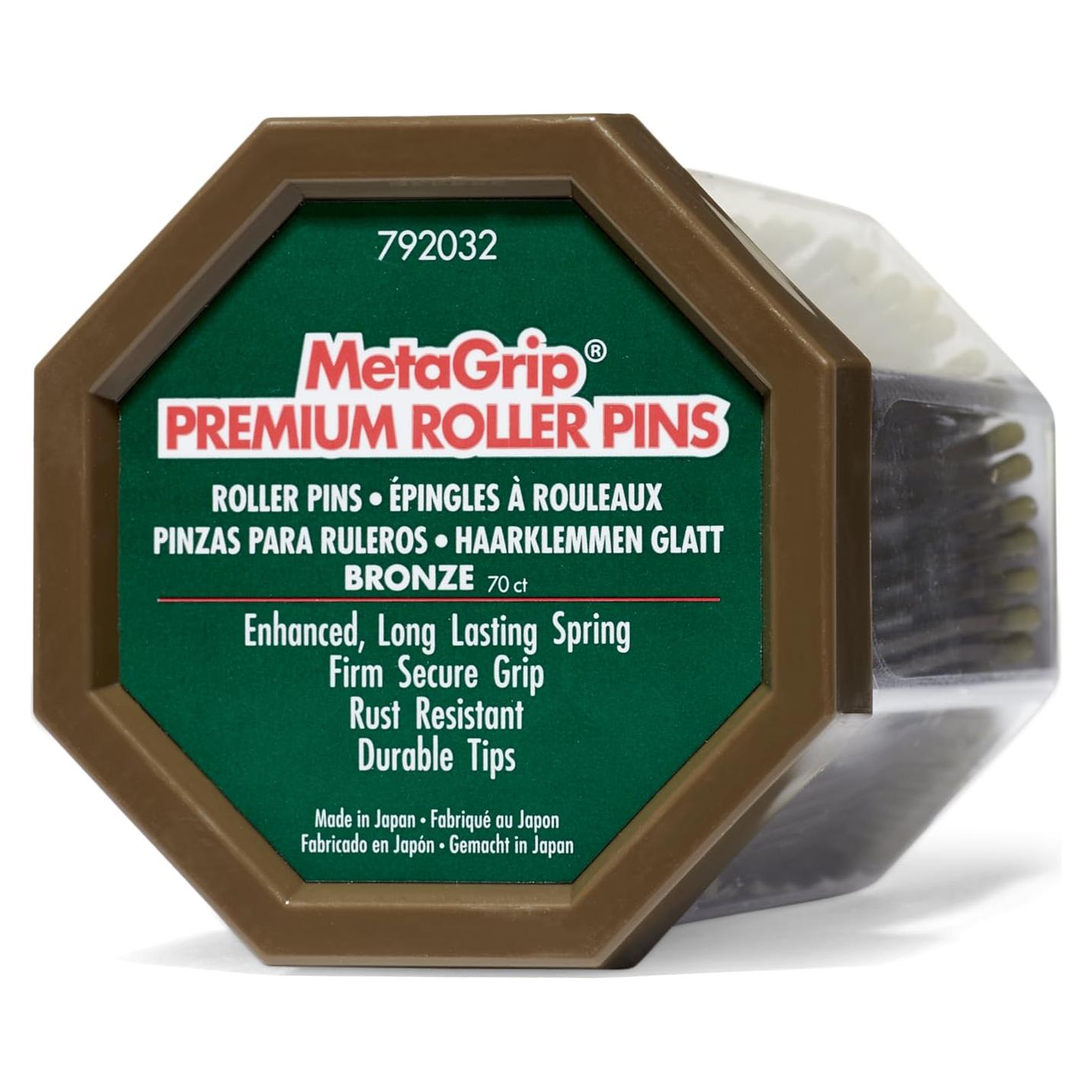 Pinzas de Rodillo Antideslizantes MetaGrip Bronce - 70 Unidades