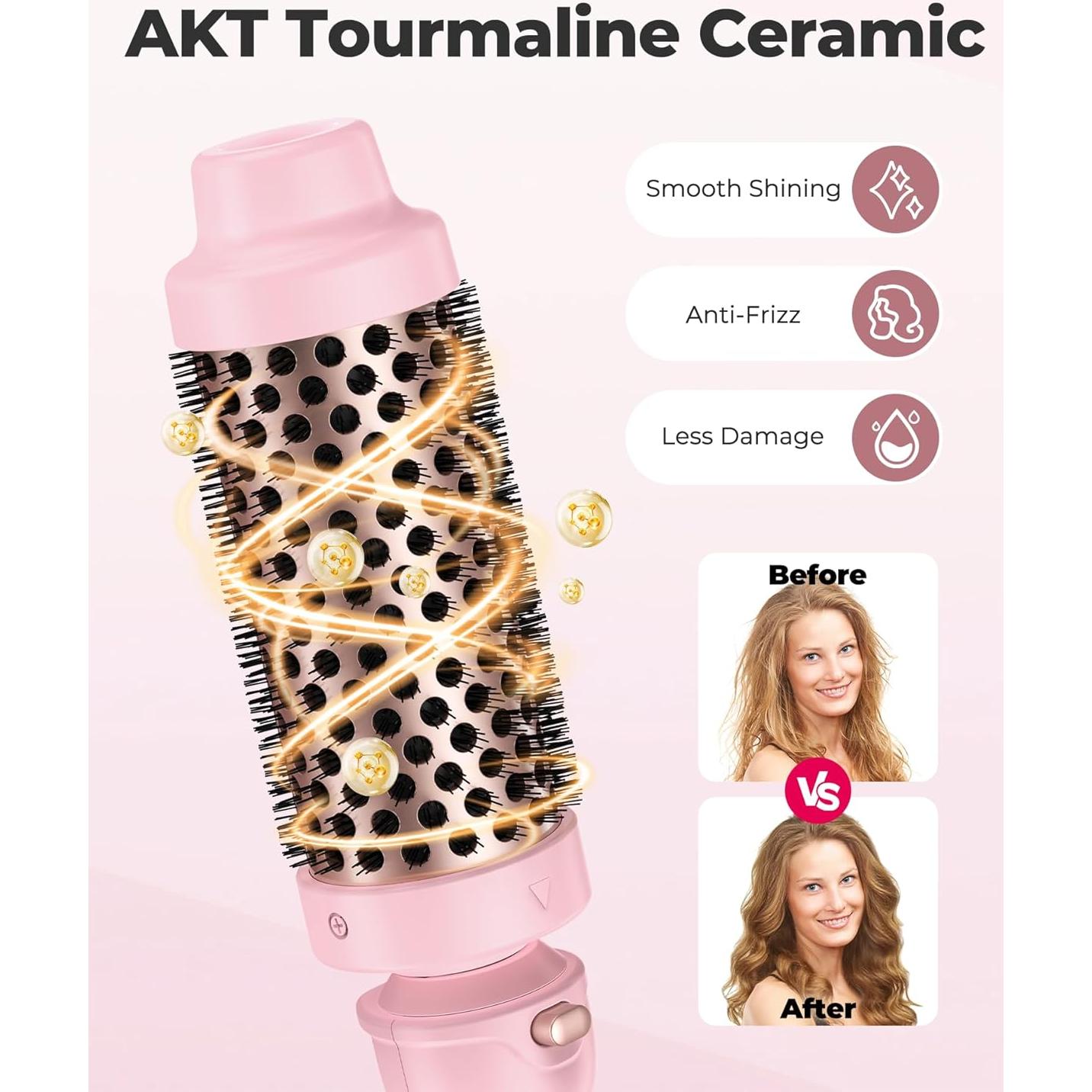 Juego de Cepillos Térmicos FARERY 3 en 1 con 3 Barriles