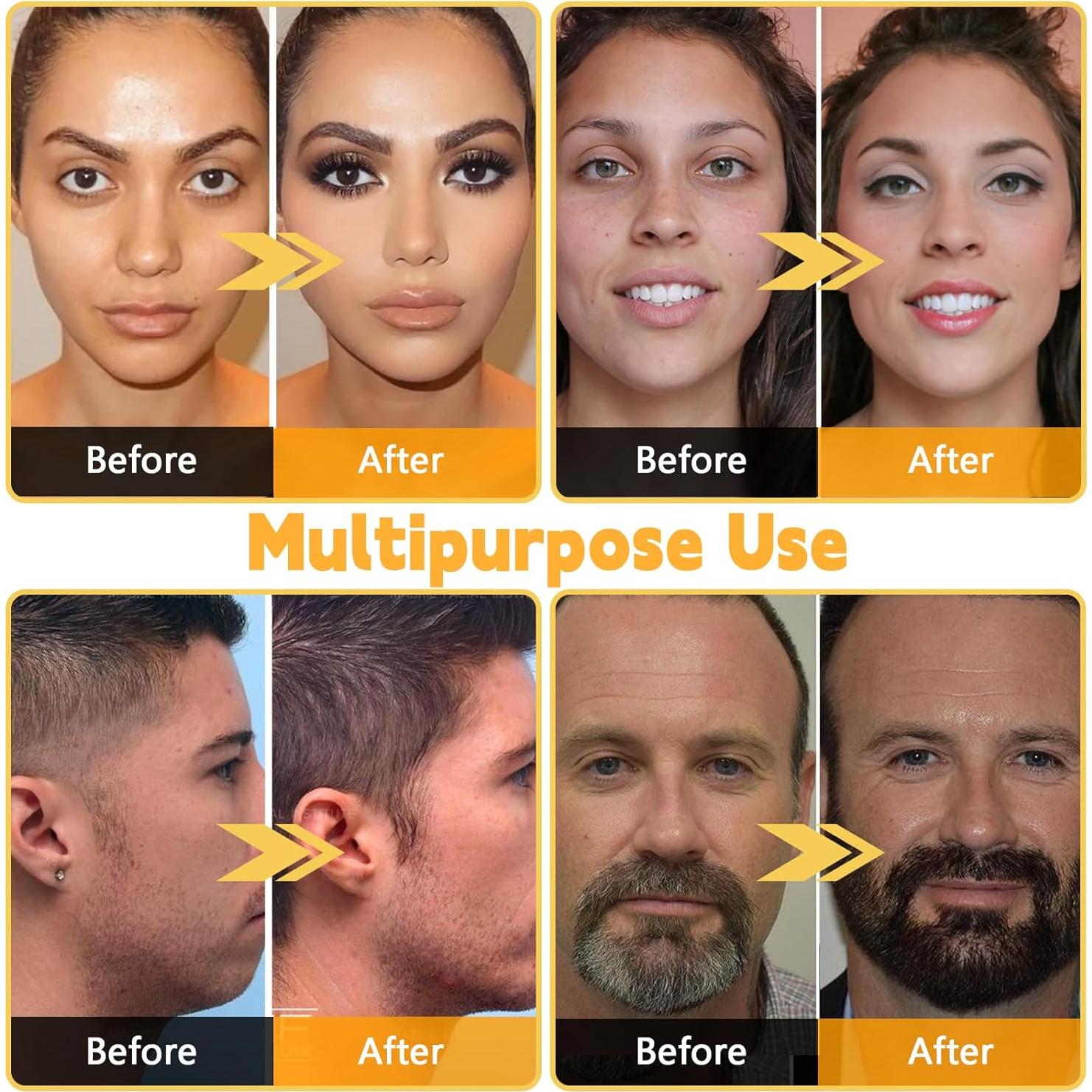 Retoque de Raíces Marrón Oscuro HAIOLORPRO 15g Resistente al Agua