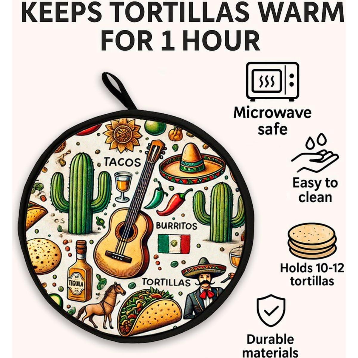 Calentador de Tortillas COOQUI 30.48 cm Aislado Microondas