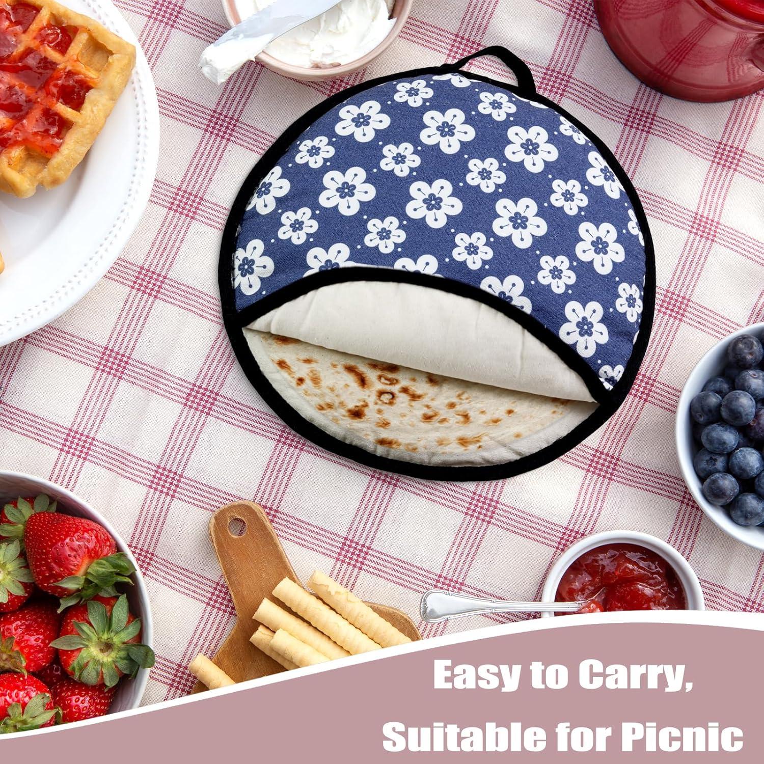 Calentador de Tortillas POKULAM 33 cm Aislado Microondas Algodón